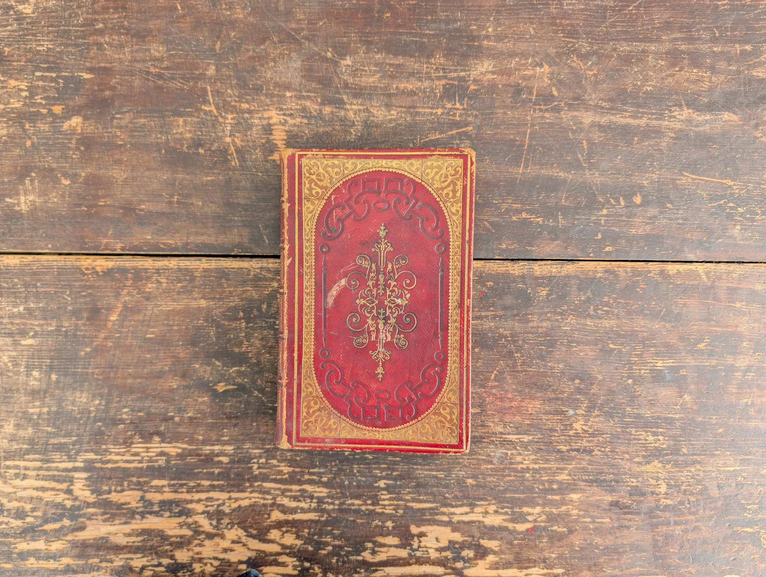 Antique (Undated - 1850) The Poetical Works of Sir Walter Scot Published by Charles Daly - Illustrations On Steel.