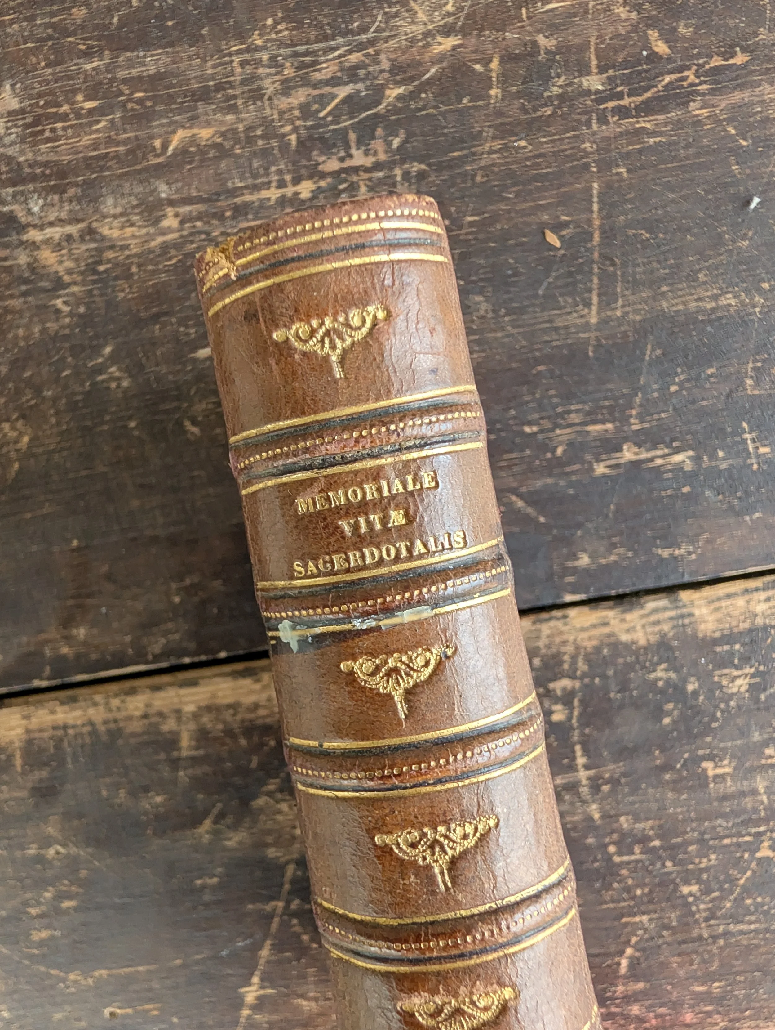 Antique (1867) Memoriale Vitae Sacerdotalis (Memorial Of The Priestly Life) by Claudio Arvisenet - Latin.