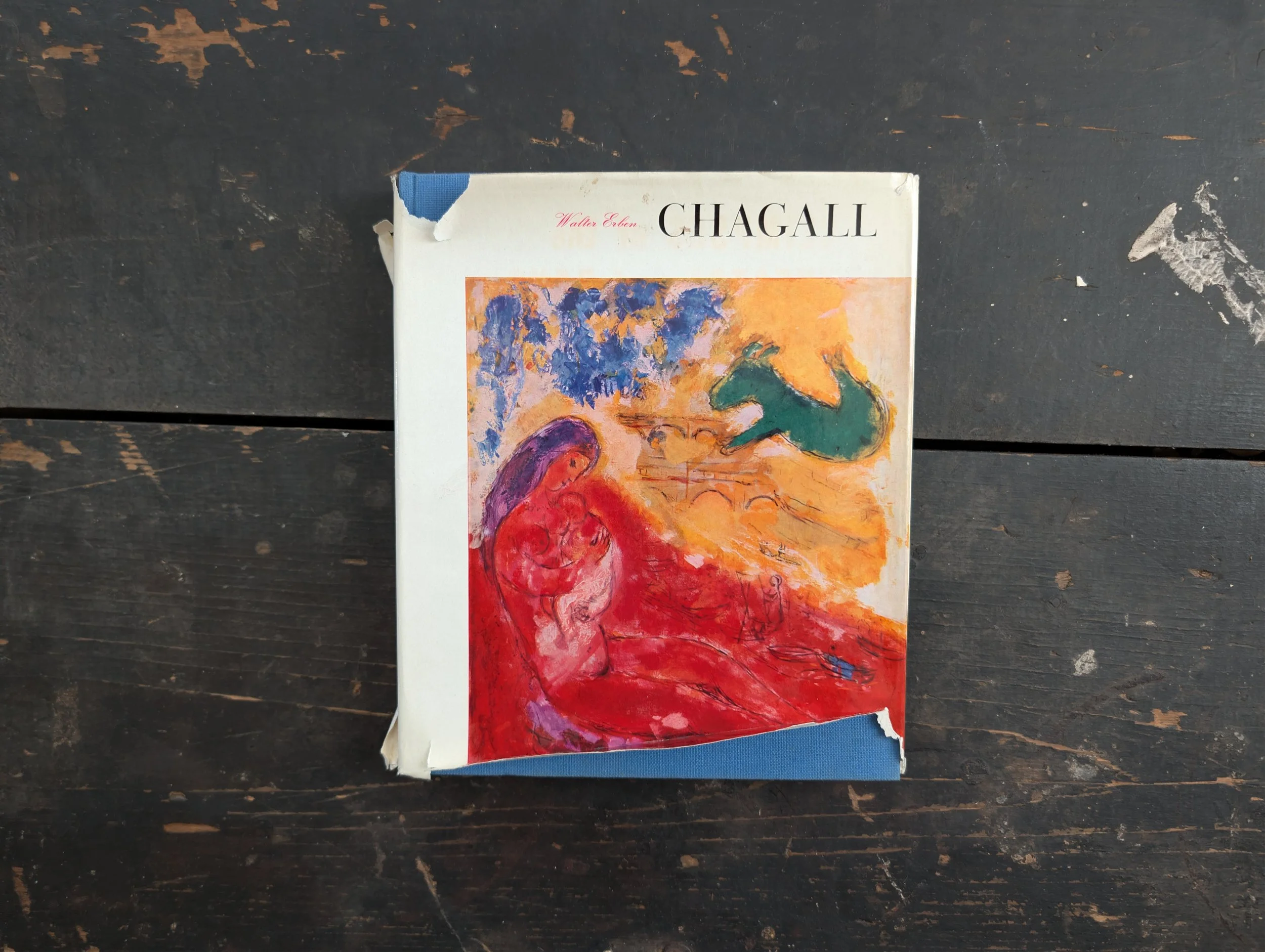Vintage (1957) Marc Chagall by Walter Erben : Illustrated + Tipped-In Plates.