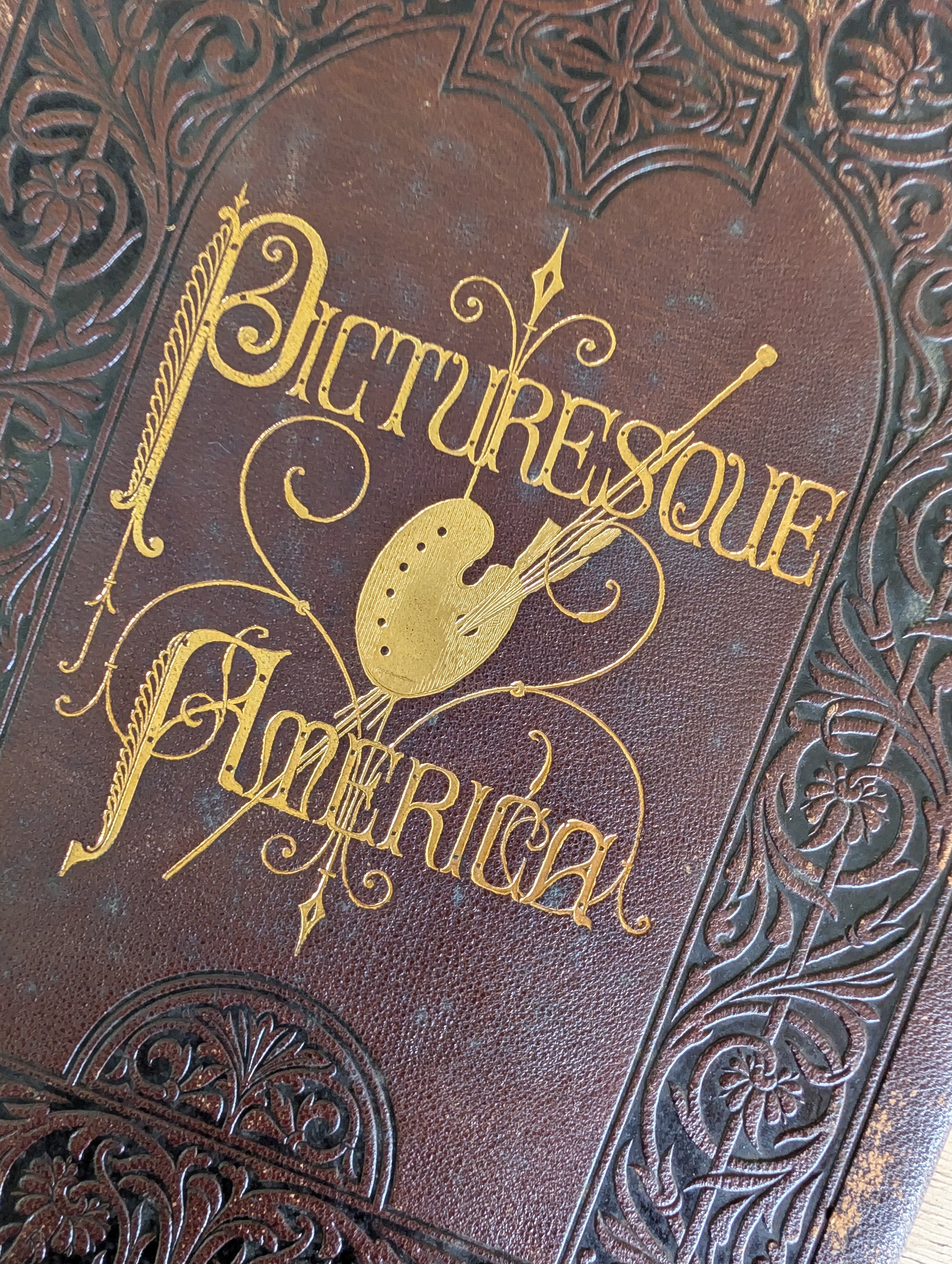 Antique (1872) Picturesque America; or, The Land We Live in Edited by William Cullen Bryant - Illustrated, Complete.