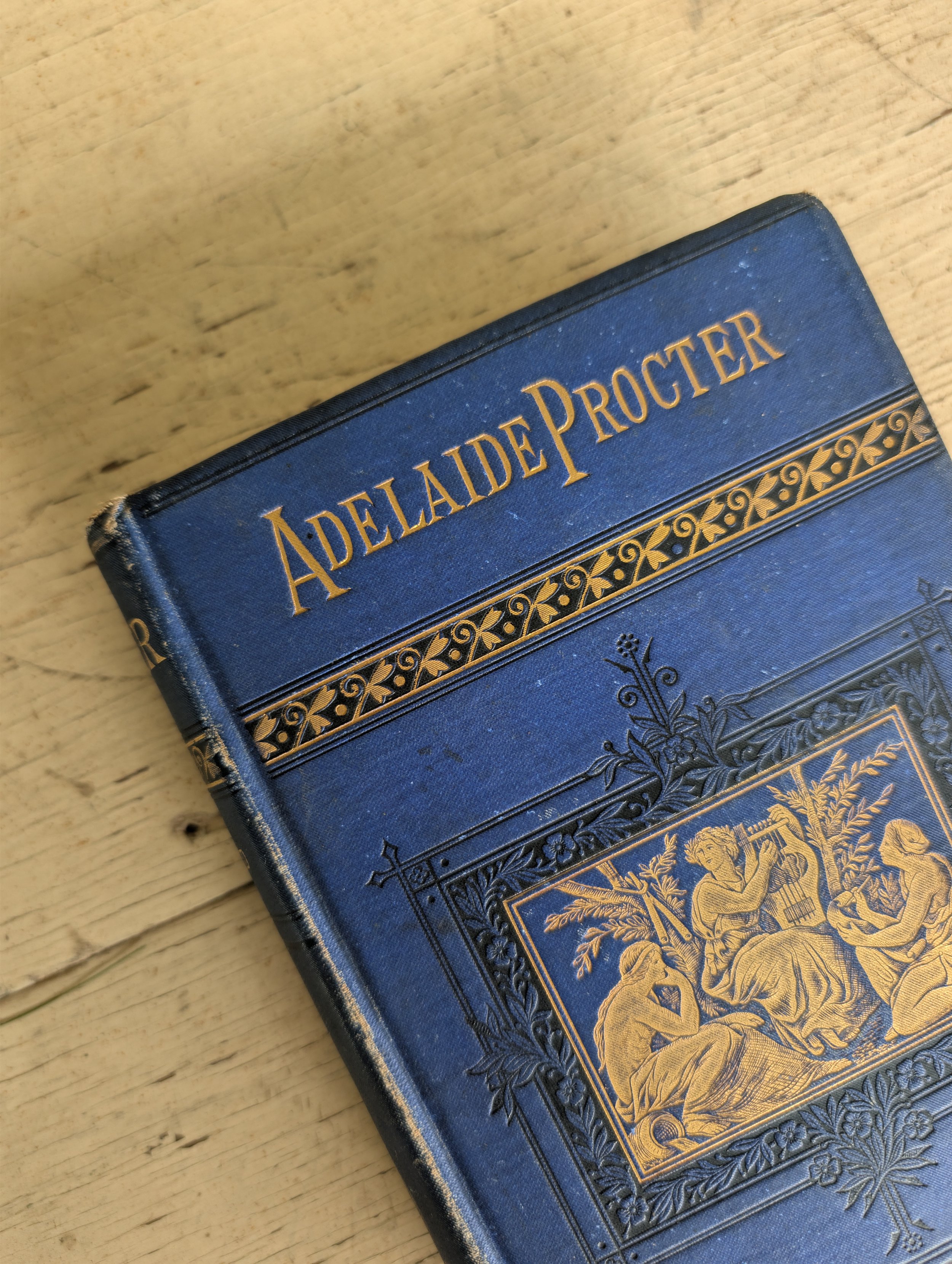 Antique (Undated c. 1881) The Poems Of Adelaide A. Procter.