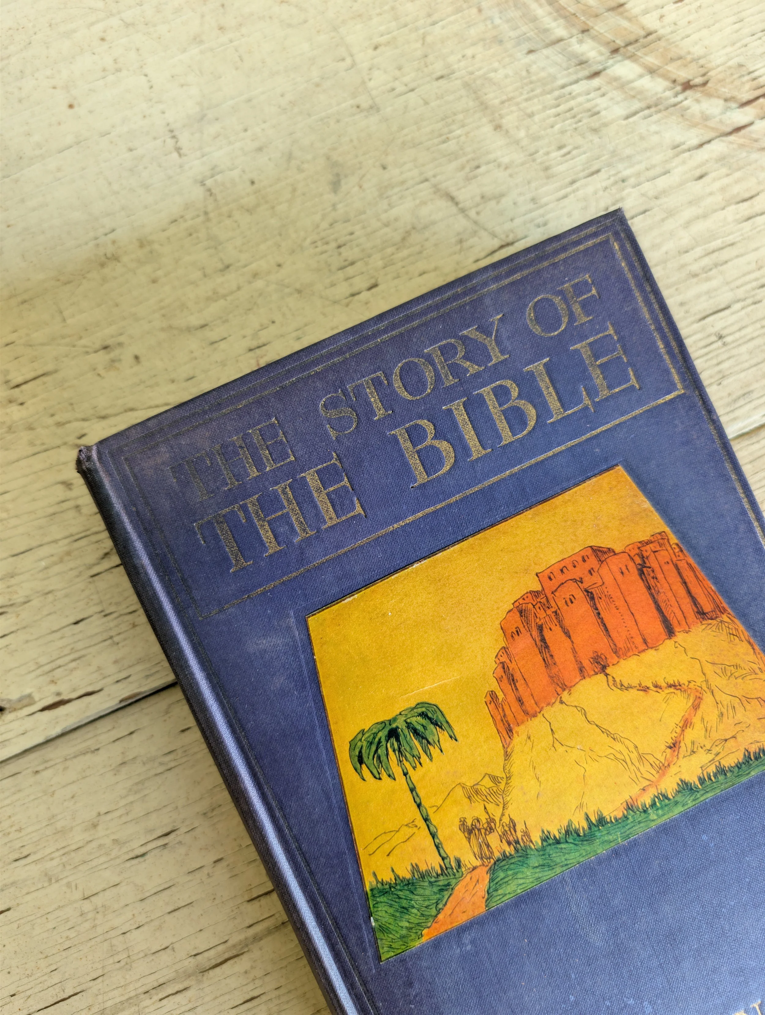 Antique (1923) The Story Of the Bible by Hendrik Van Loon - Illustrated.