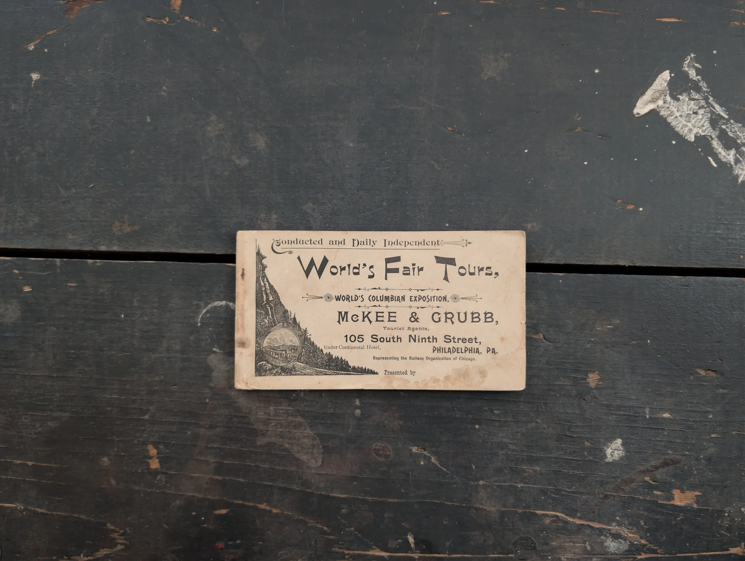 Antique (1893) World's Fair Tours Columbian Exposition Booklet - Illustrated.