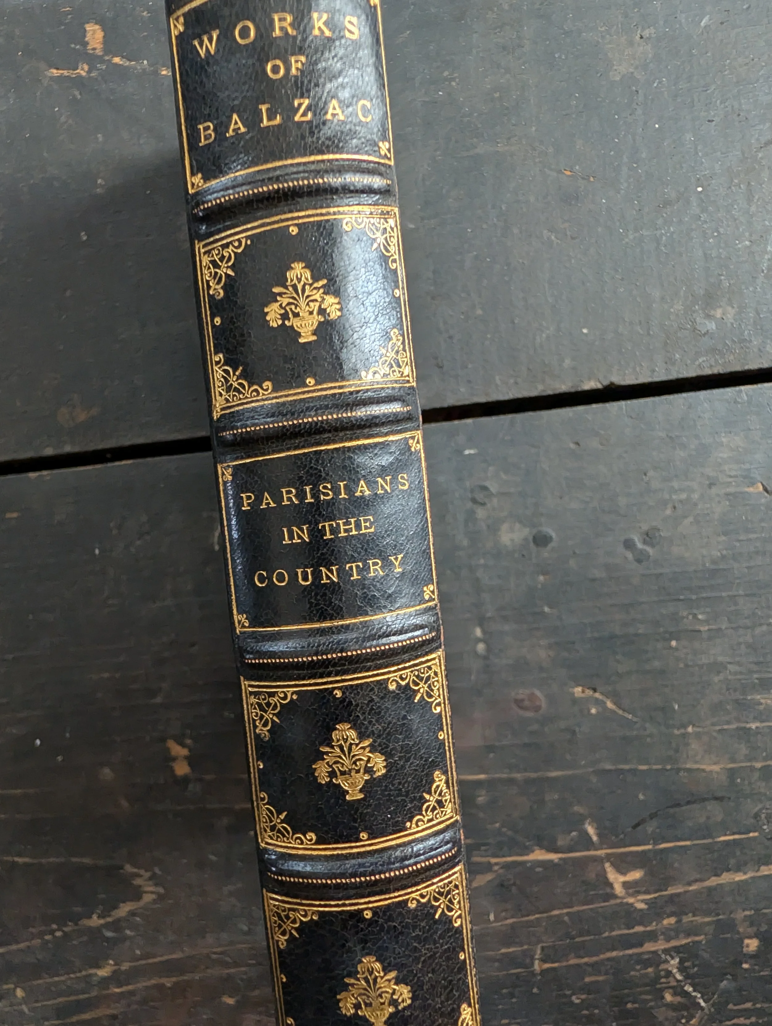 Antique (1898) Edition de Luxe : Comedie Humaine. Parisians In The Country by Honore de Balzac - Illustrated With Etchings.
