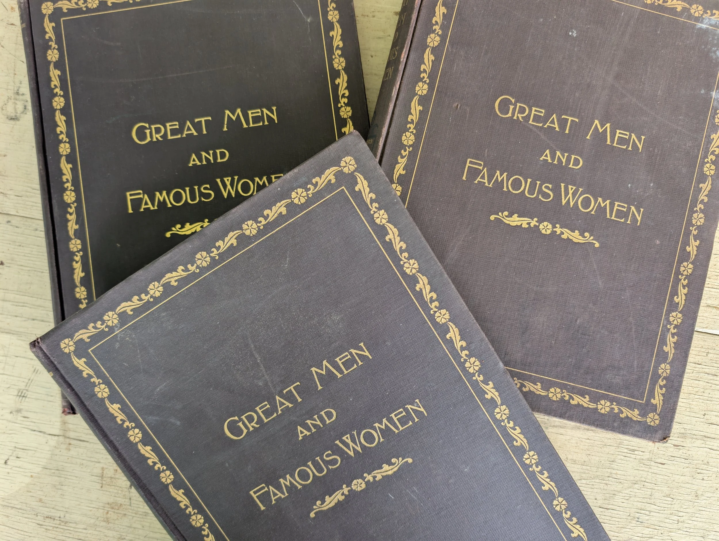 Antique (1894) Great Men and Famous Women : A Series of Pen and Pencil Sketches of the Lives of More than 200 of the Most Prominent Personages in History - Incomplete Set.
