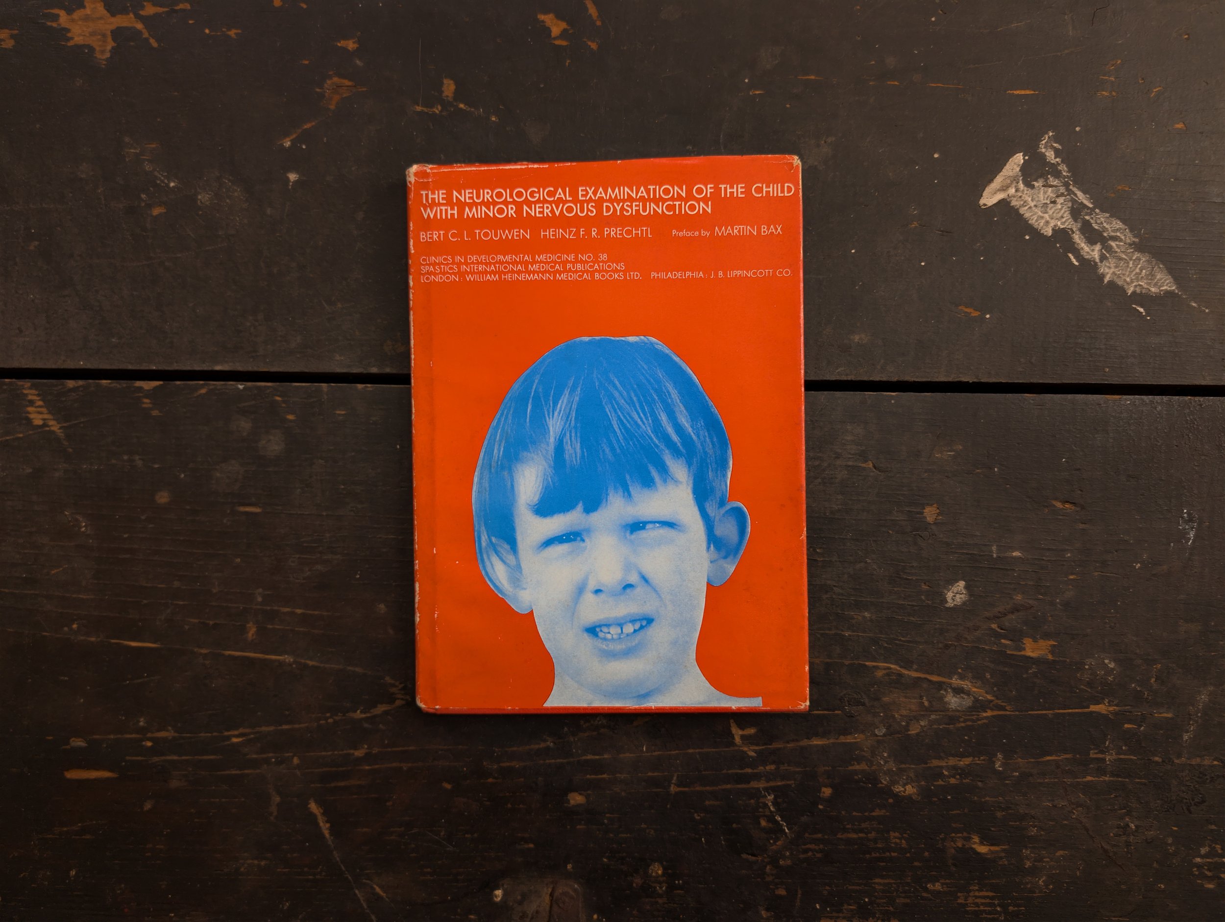 Vintage (1970) The Neurological Examination of the Child With Minor Nervous Dysfunction by Bert C. L. Touwen + Heinz F. R. Prechtl - Illustrated.