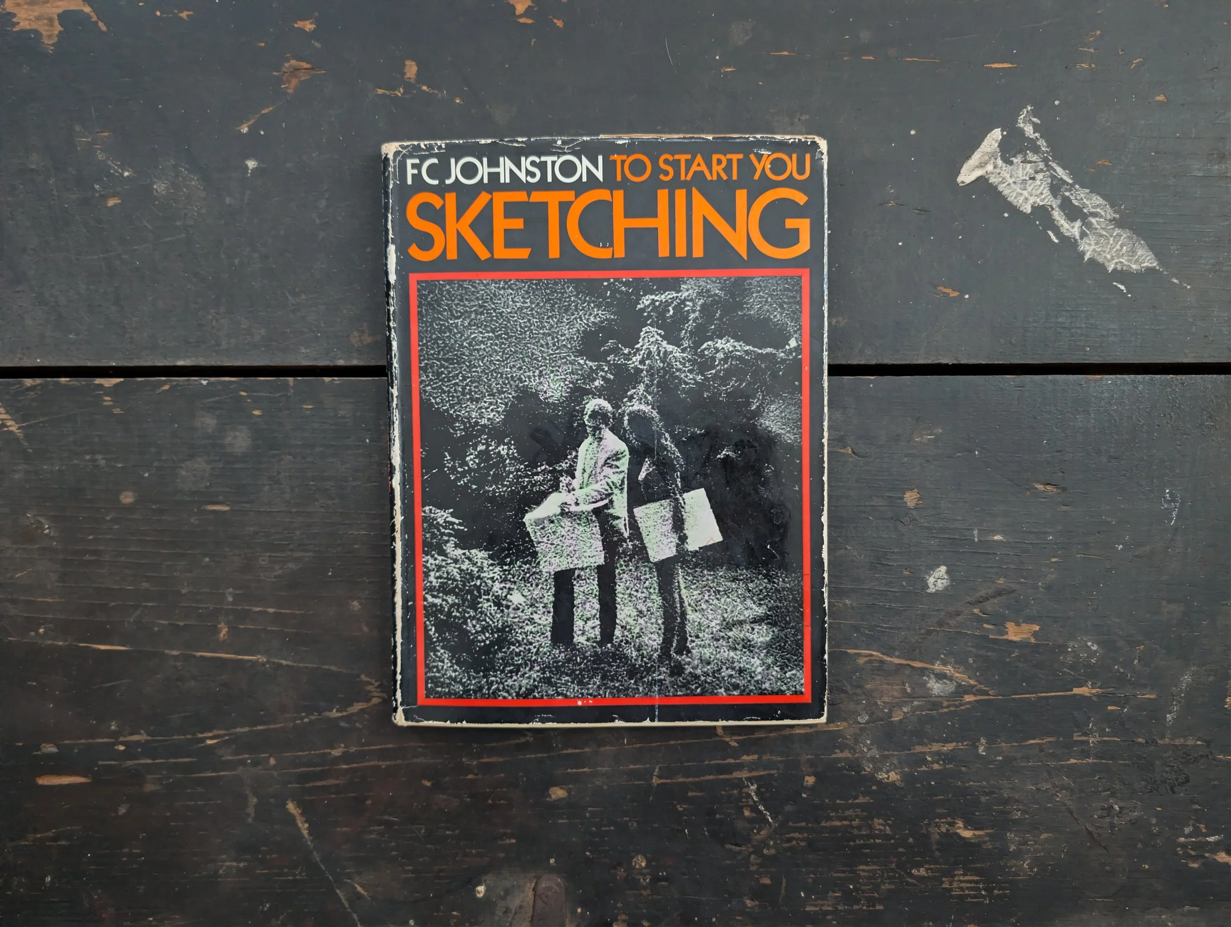 Vintage (1968) To Start You Sketching by FC Johnson - Illustrated.