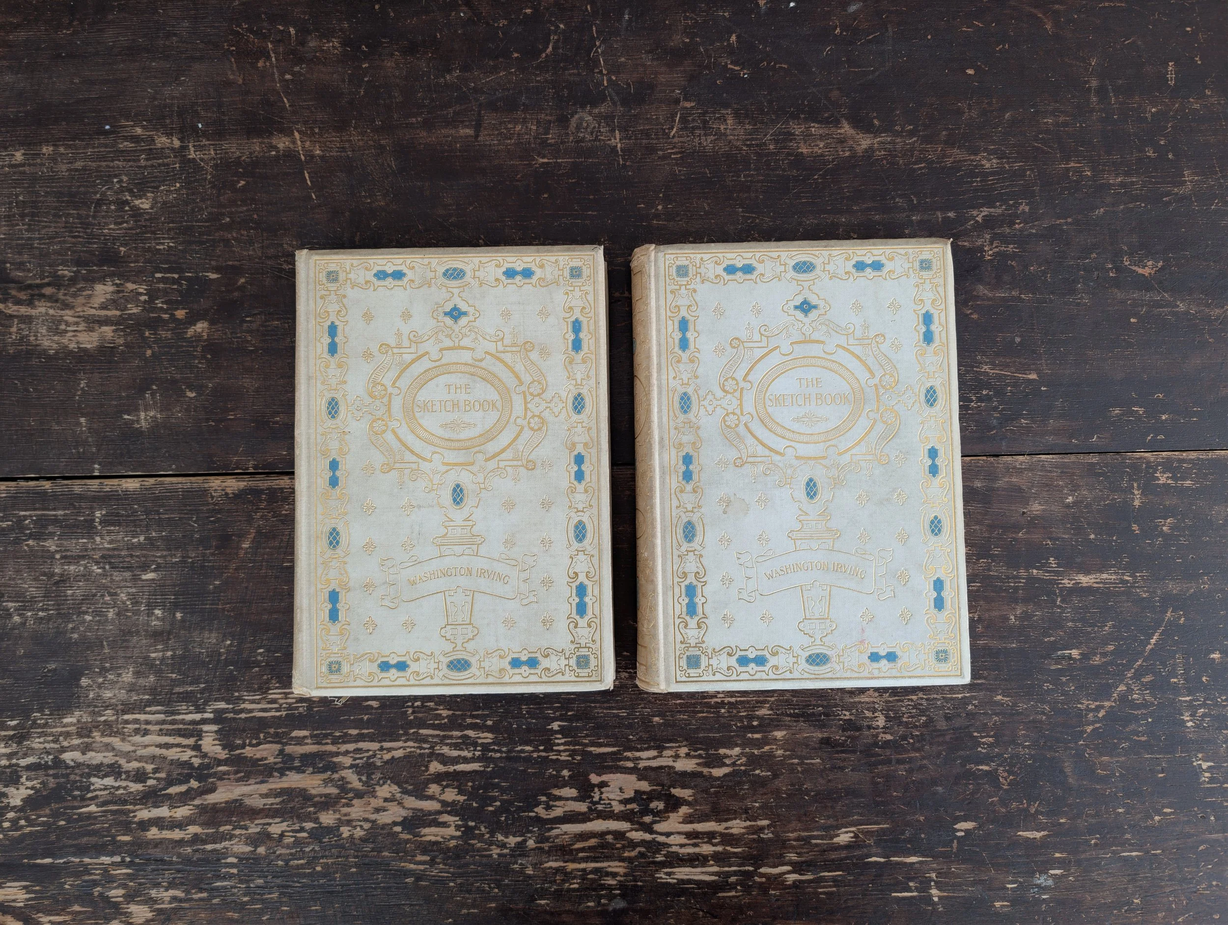 Antique (1899) The Sketch Book of Geoffrey Crayon, Gent. by Washington Irving - Profusely Illustrated.