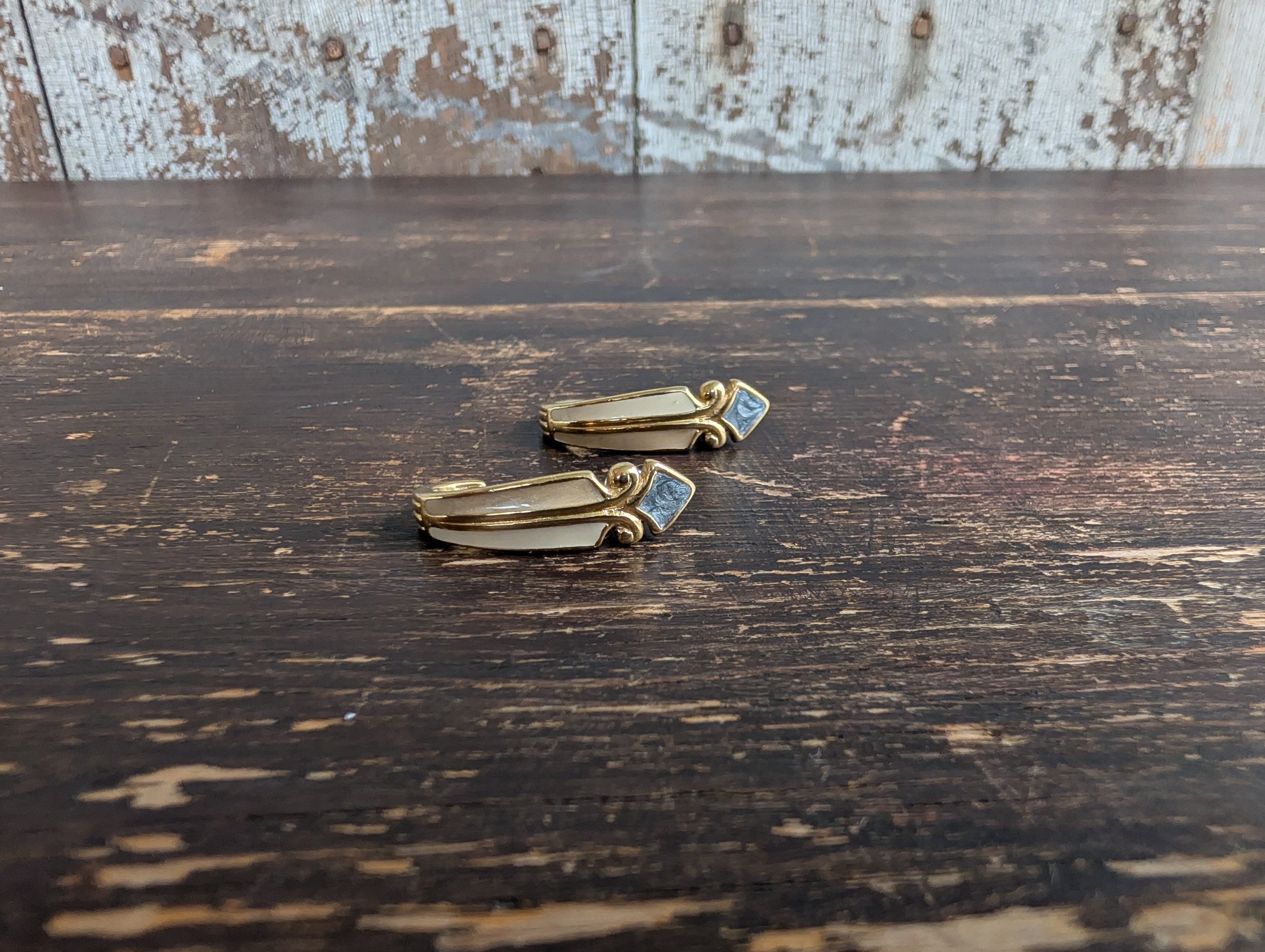 Vintage (1960's) Trifari Pierced Earrings.