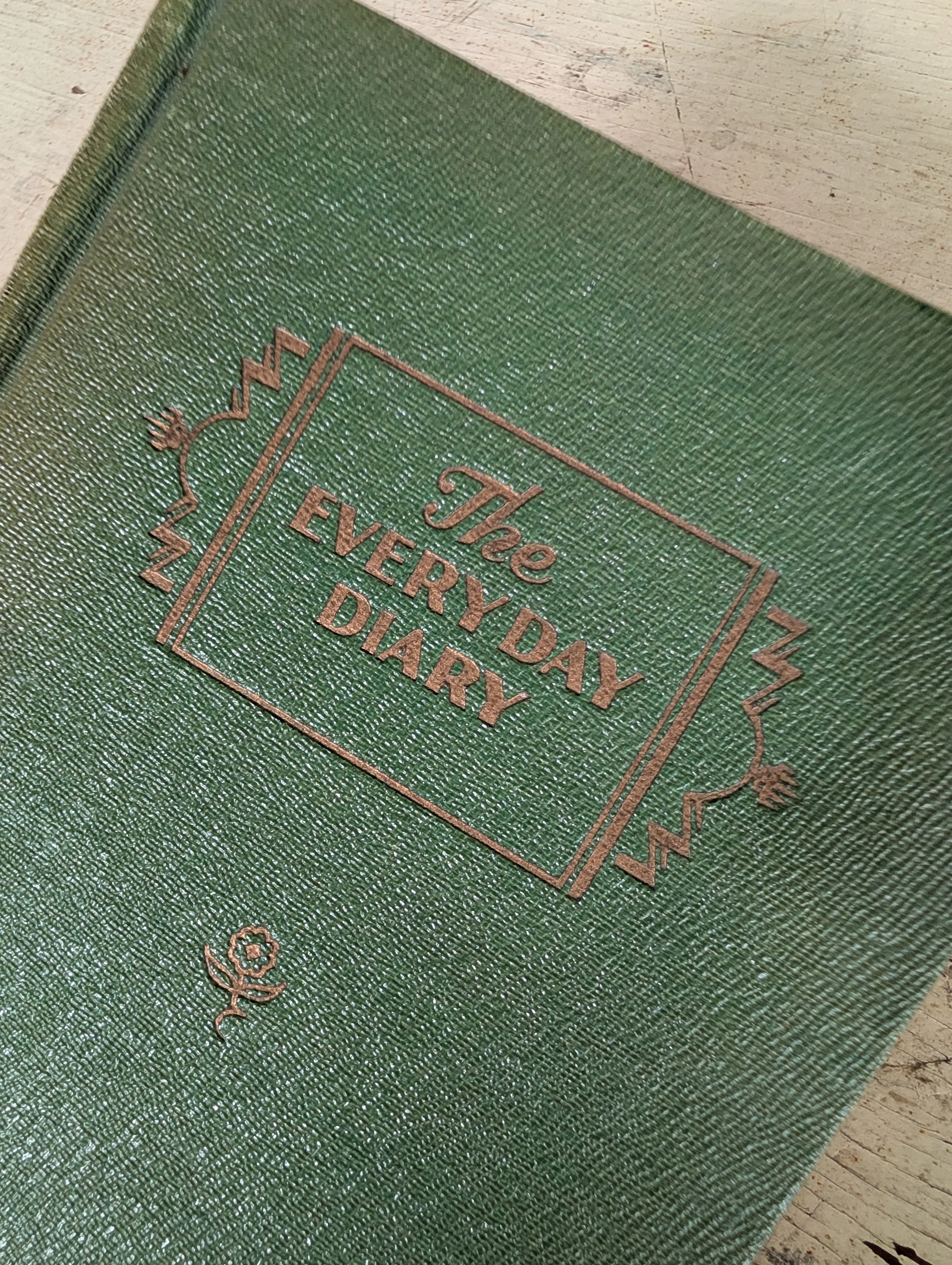 Vintage (1930) The Everyday Diary : Written In.