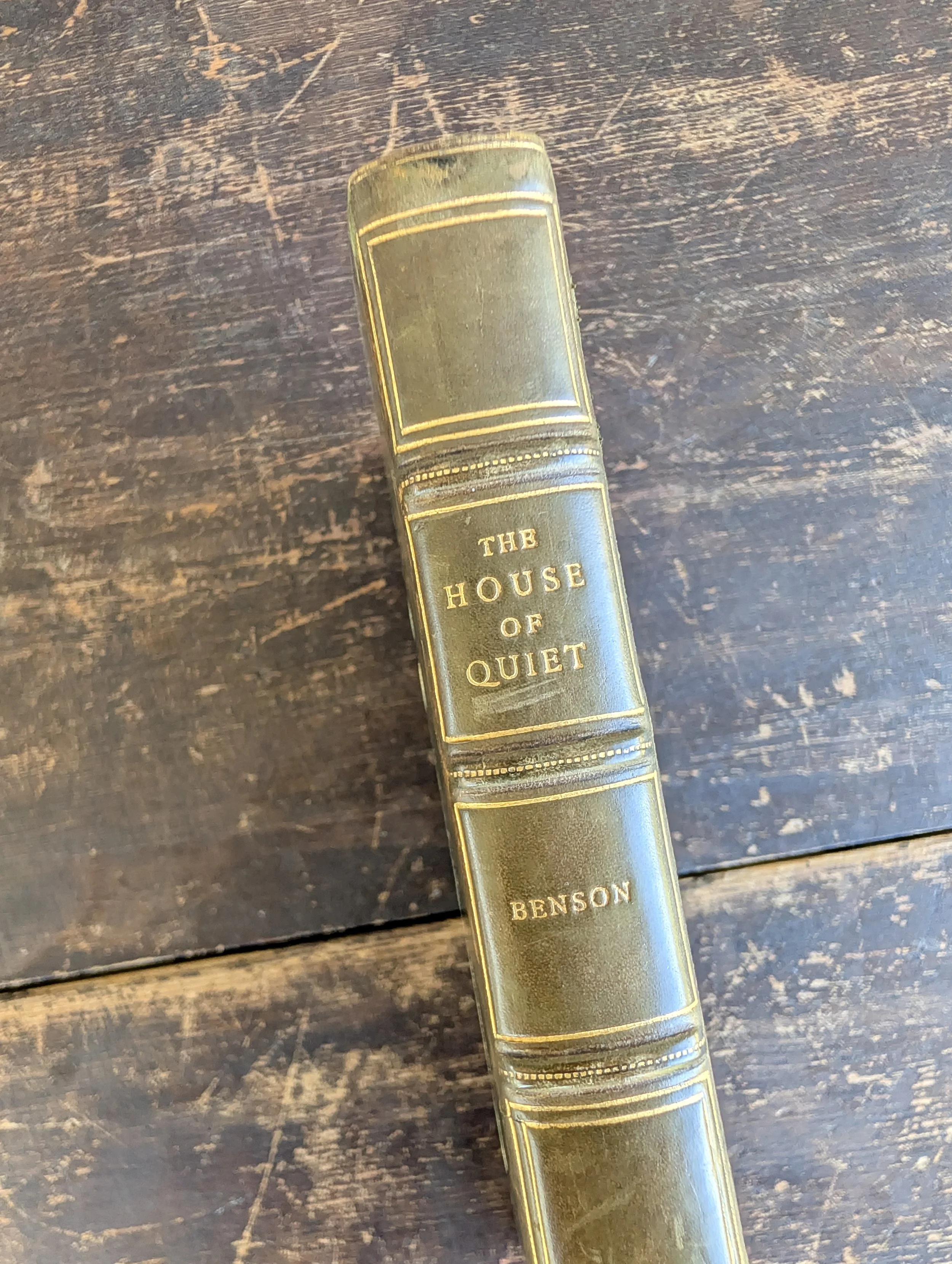 Antique (1910) The House Of Quiet : An Autobiography by Arthur Christopher Benson.
