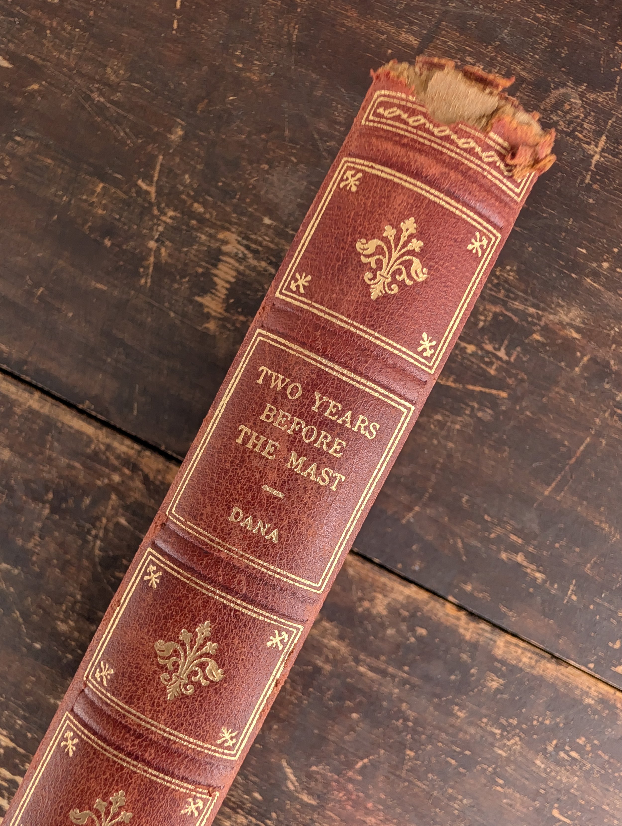 Vintage (1946) Two Years Before the Mast by Richard Henry Dana, Jr. - Illustrated.