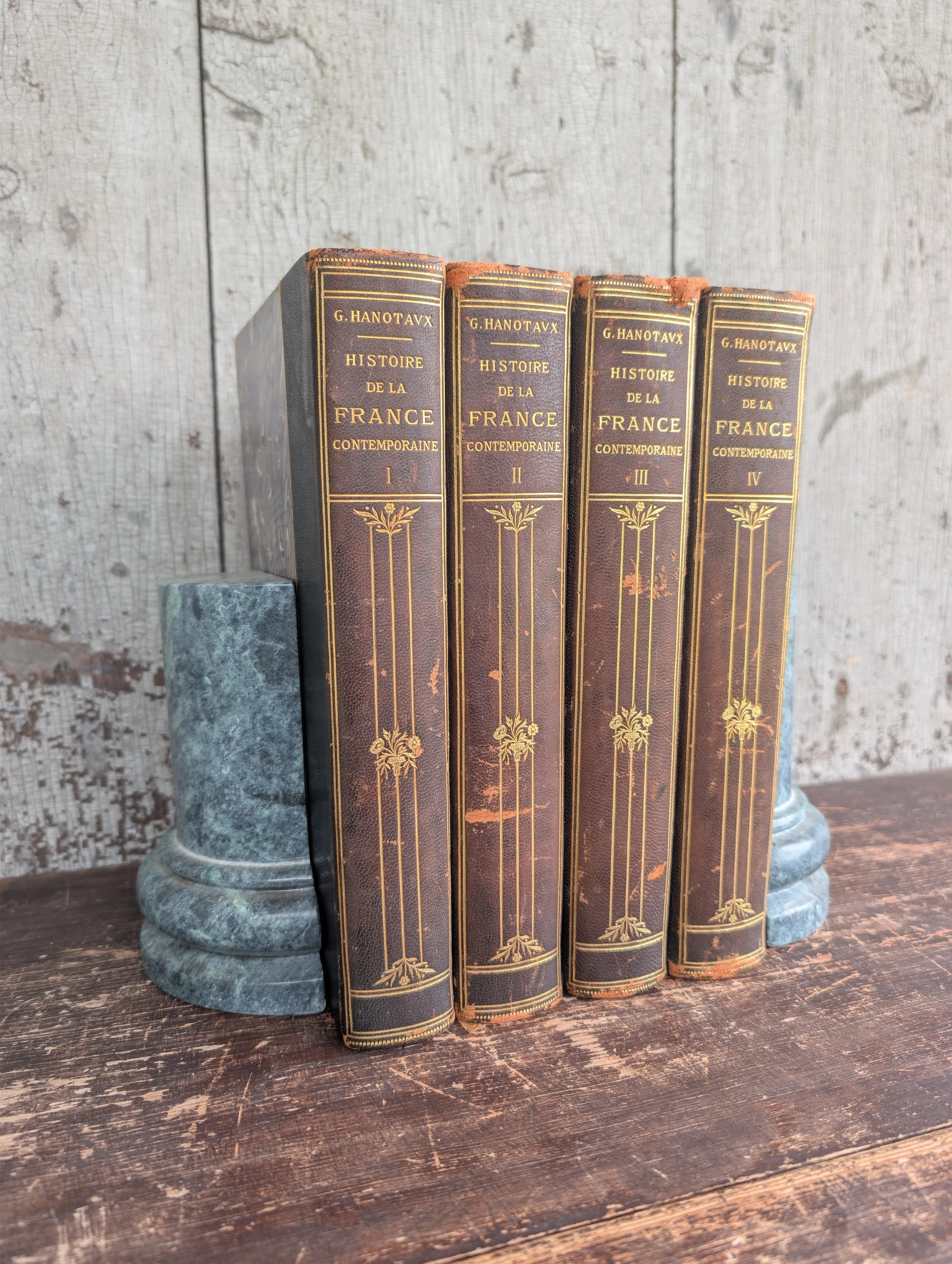 Antique (Undated : c. 1903) Histoire de la France Contemporaine (1871-1900) by Gabriel Hanotaux - Complete. Illustrated, Text In French.