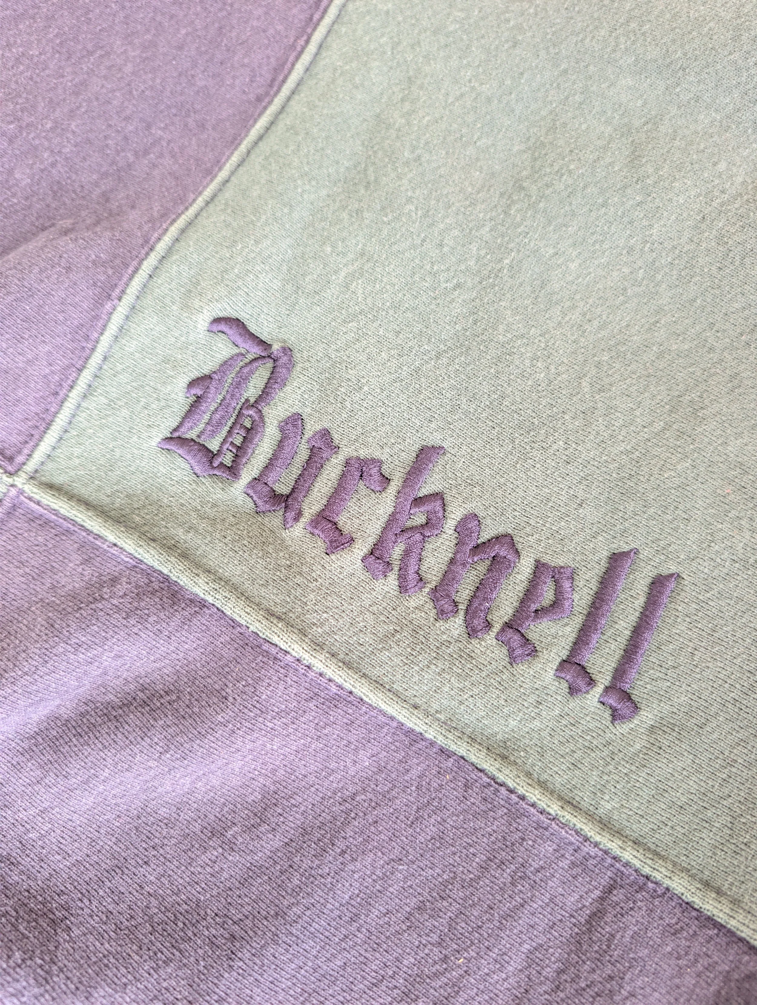 Vintage (1990s) Authentic MV Sport Collegiate Color-Block Sweatshirt - Bucknell University.