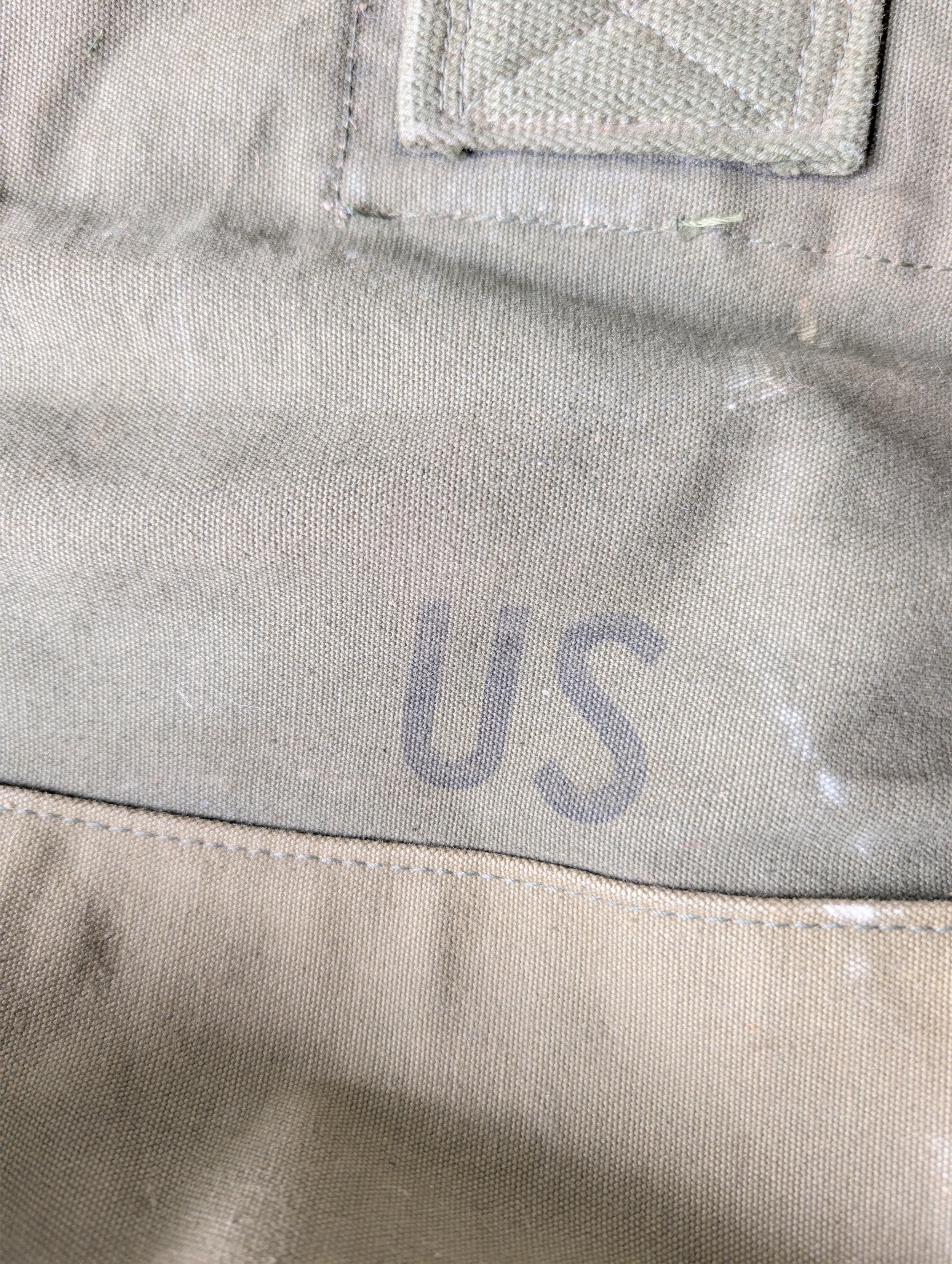 Vintage (1970s) US Military Sea Bag // Duffel Bag - Jones JJ.