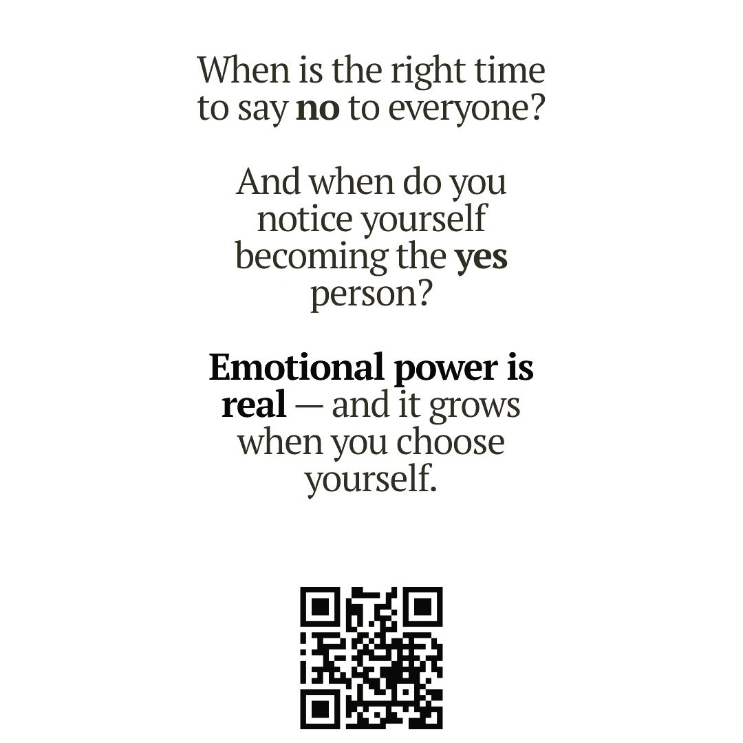 Emotional power is real #bealigned #sayno #lookoutforyourself #energyhealer #healingjourney #baysidemelbourne #growthmindset www.healabove.com