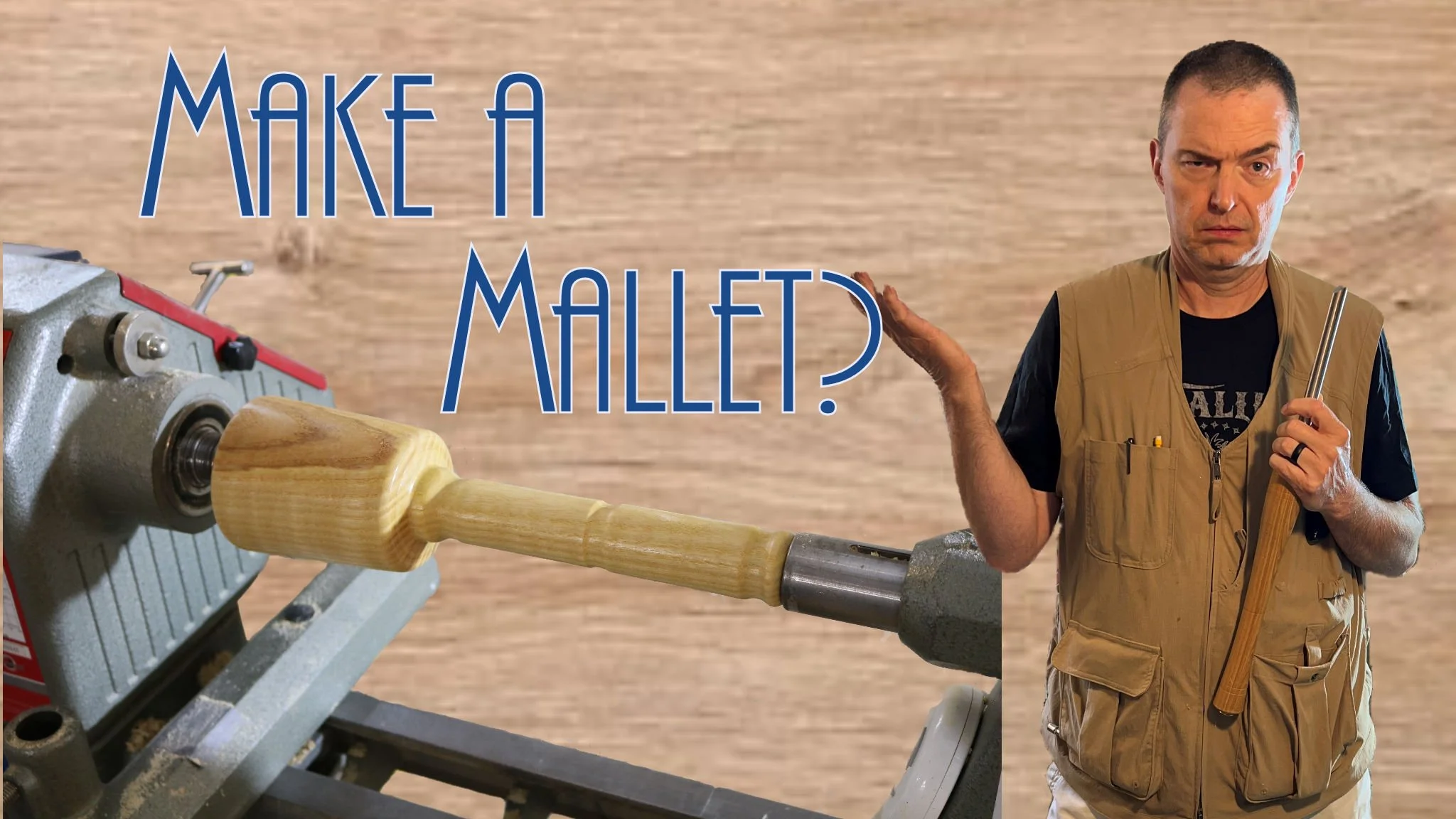 How to Start Woodturning - Making a Custom Mallet - Lesson 4