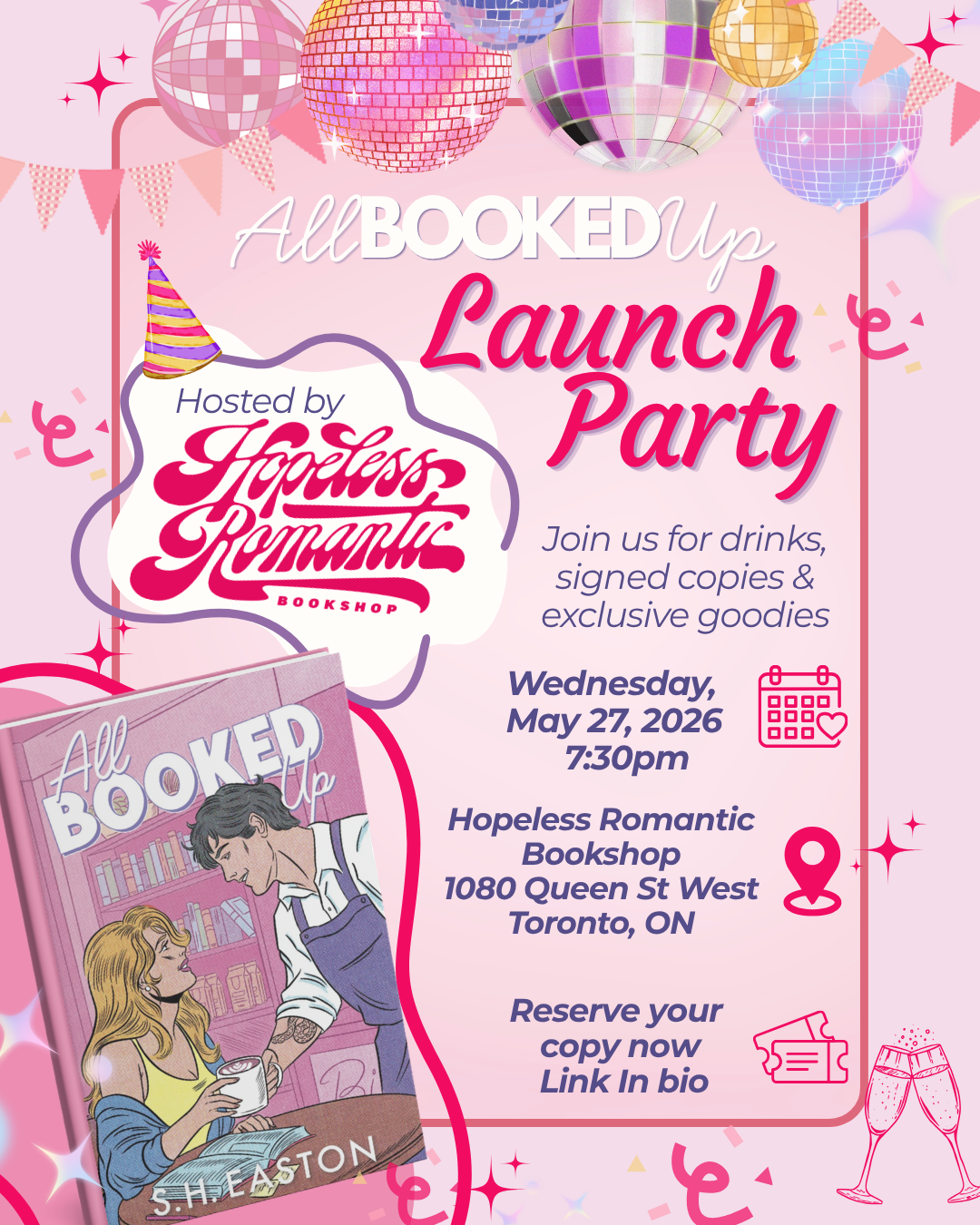 Launch Party at Hopeless Romantic