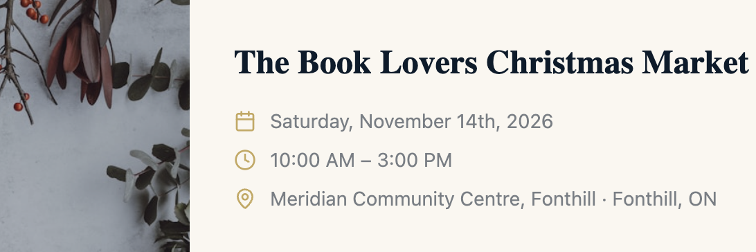 The Book Lovers Christmas Market