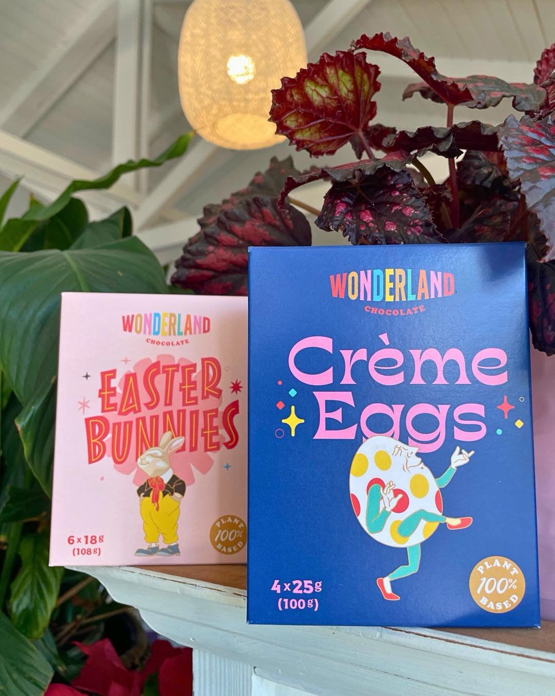 Easter treats have arrived! 

These colourful delights from Wonderland Chocolate are now in store and they&rsquo;re almost too cute to eat.

Not only are they beautifully packaged, they&rsquo;re also 100% plant-based, making them the perfect little t
