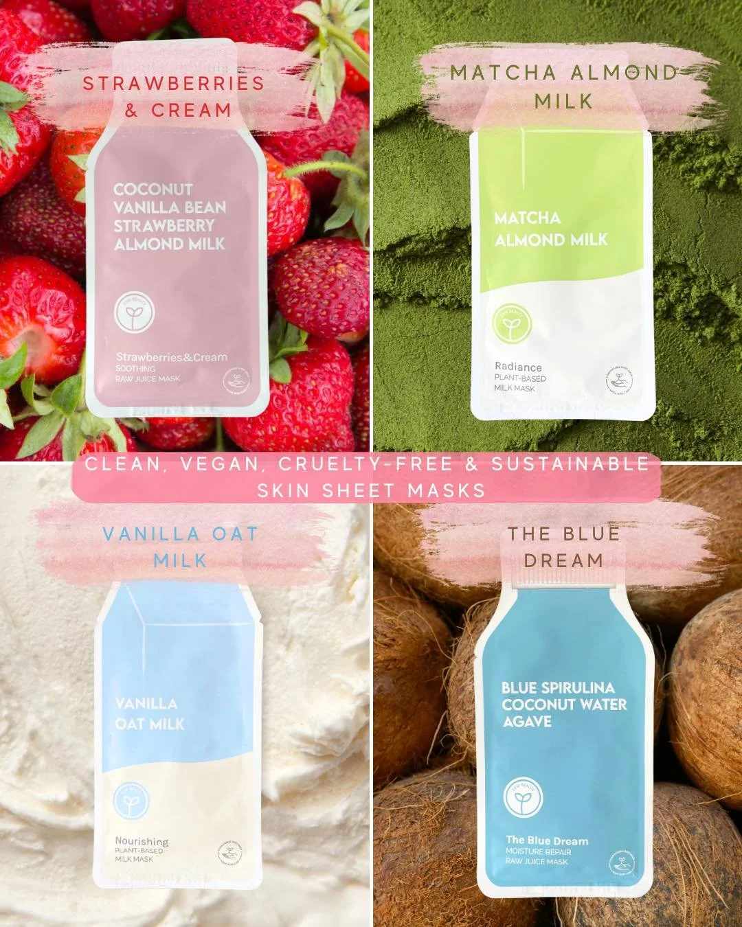 Fresh on the shelf &amp; mighty gorgeous! 
We&rsquo;ve just unpacked new ESW Beauty sheet masks and they&rsquo;re basically a smoothie for your skin.

Clean, vegan, cruelty-free &amp; sustainable
Plant-based ingredients you can actually recognise
Hyd
