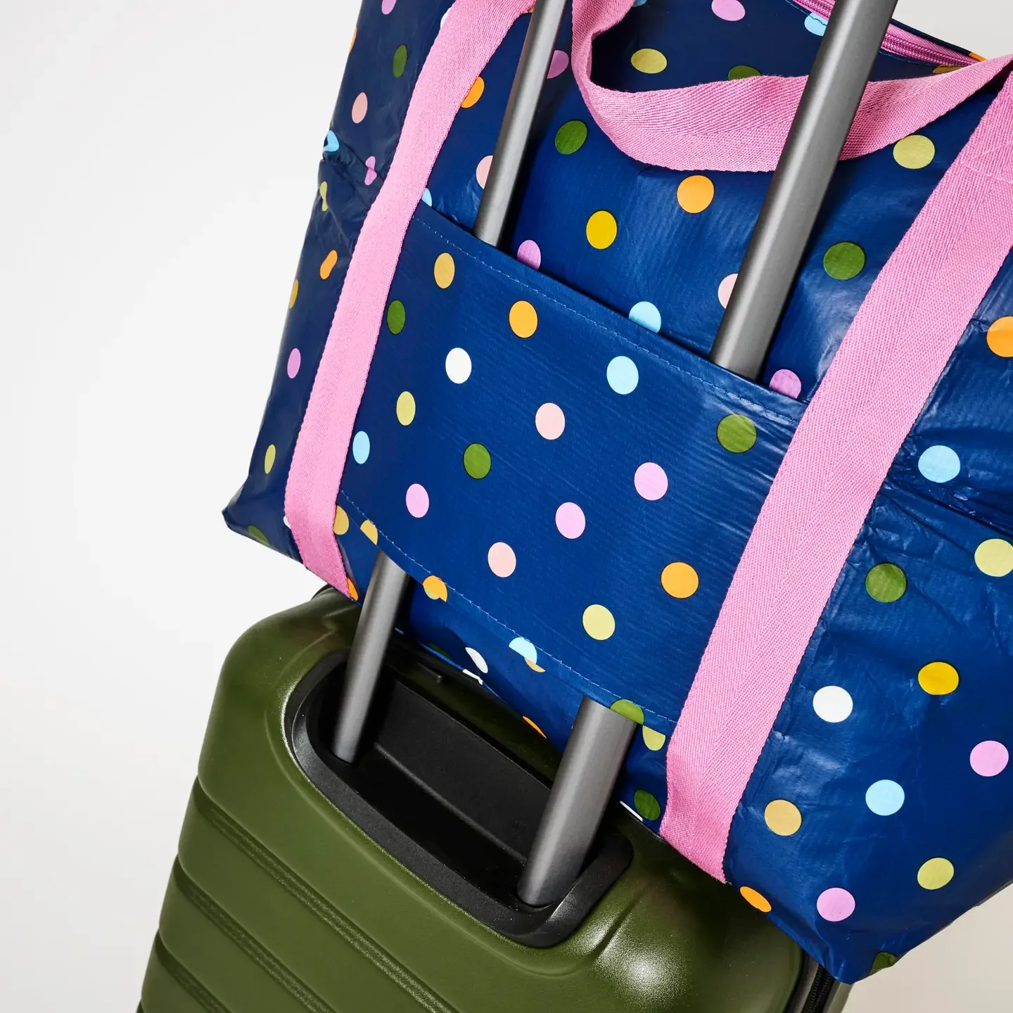 Project Ten colourful lightweight Tote bag for shopping and travelling.webp