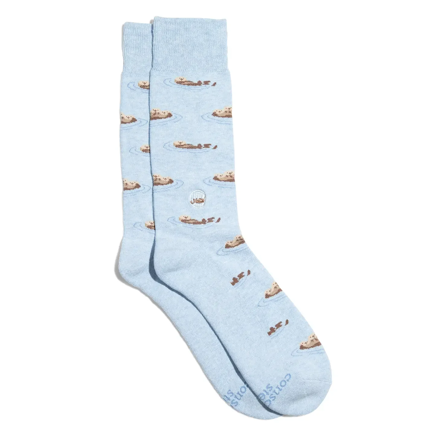 Conscious step socks Save sea otters.webp
