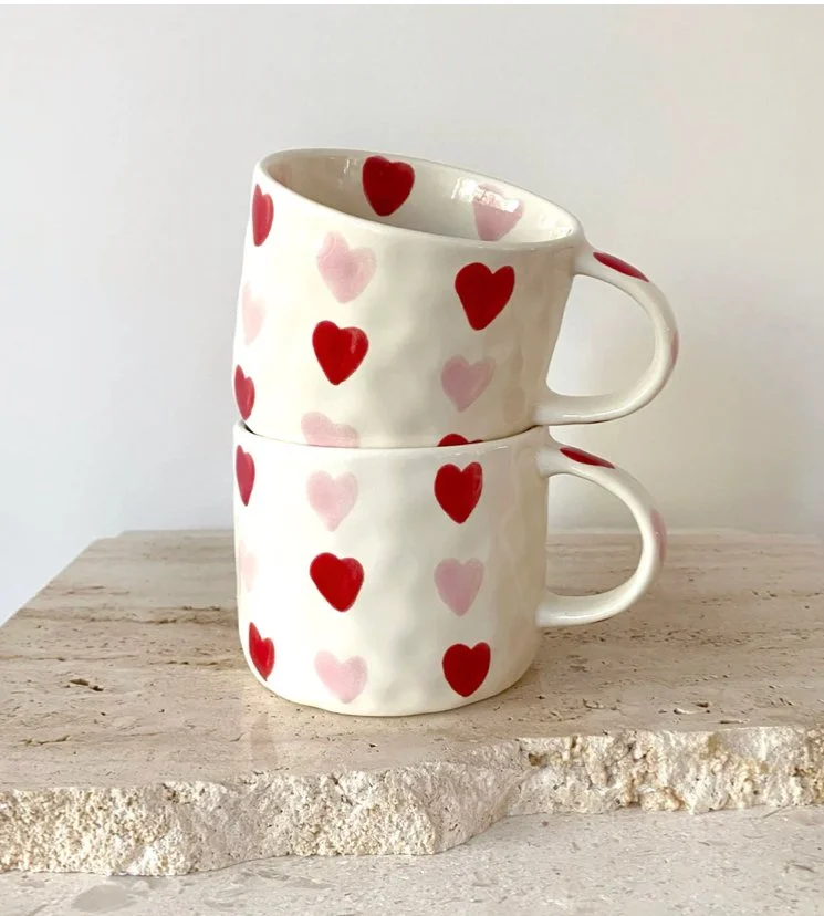 Hand painted coffee cup