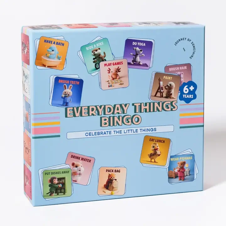 Everyday things Bingo game by Journery of SOmething.webp