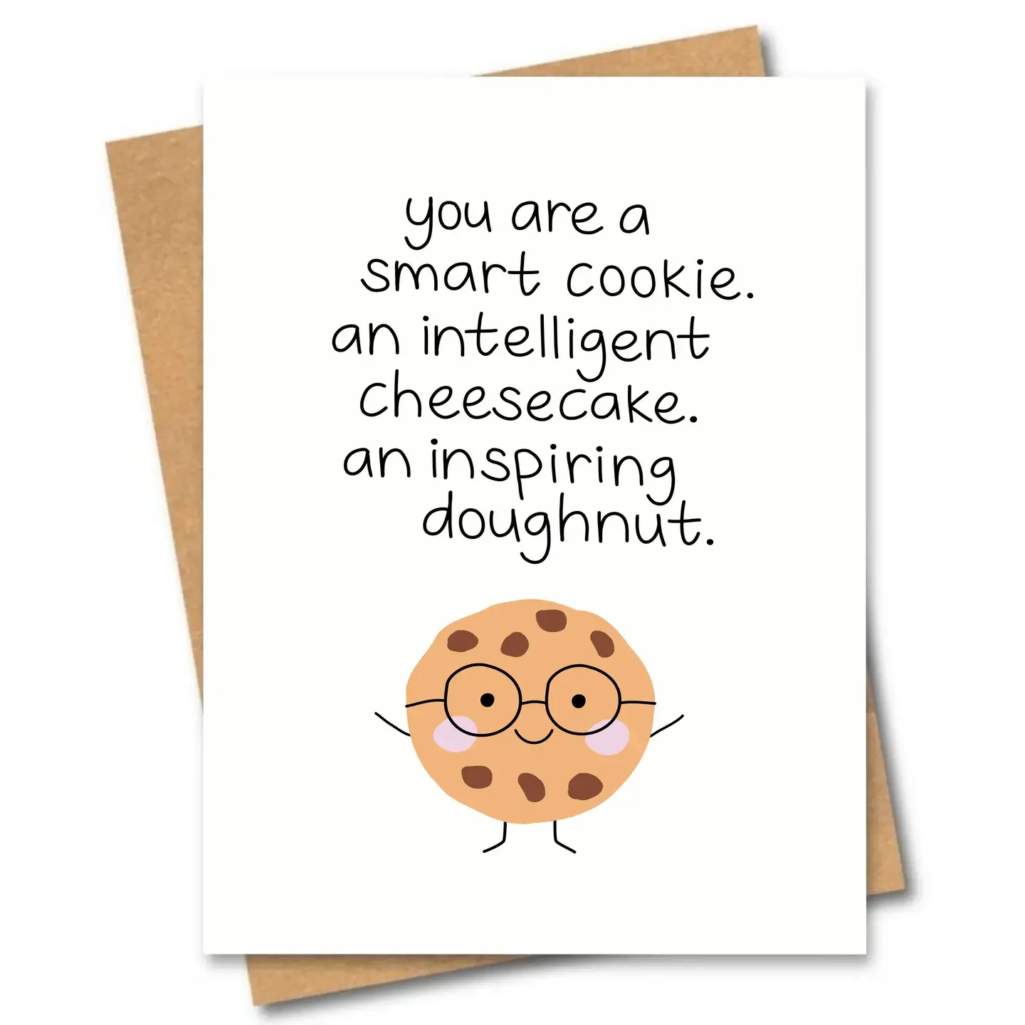 Smart Cookie Card | Funny Birthday Card | Wolfe & Diego Gifts