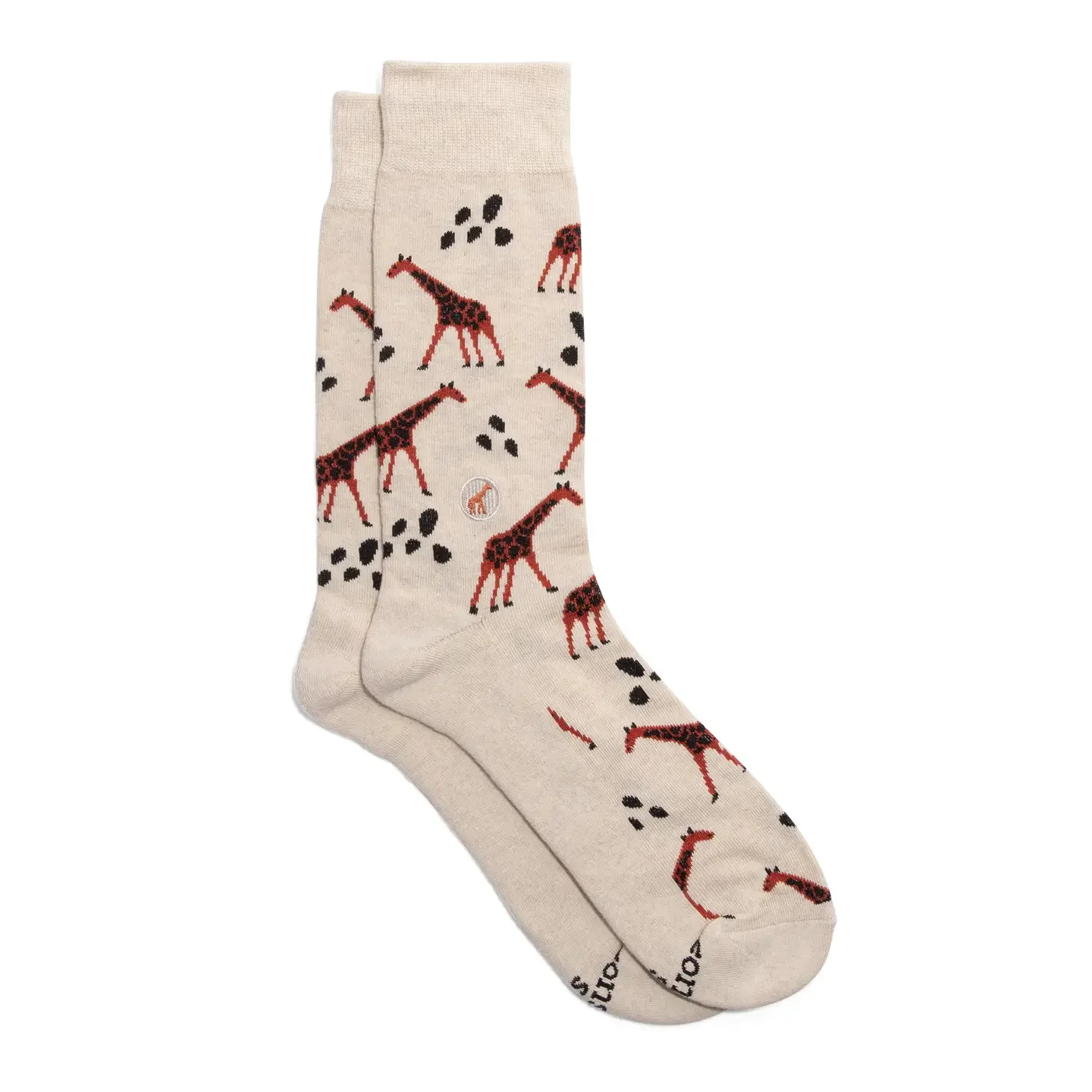 Conscious step socks save giraffes.webp