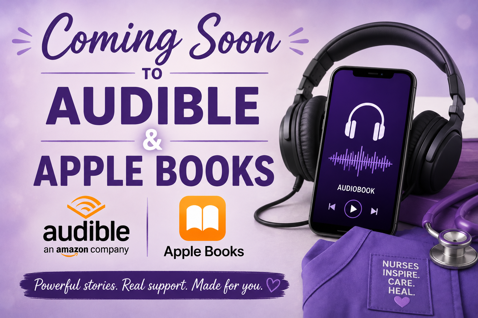 Audiobook, audible, apple books, nurse, GIFT