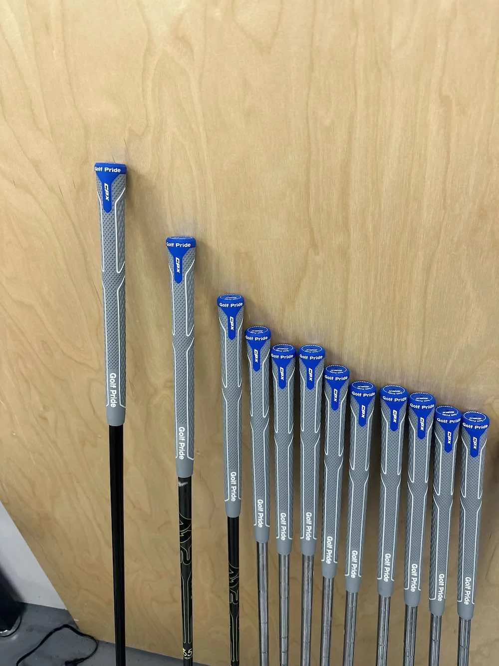 golf club iron set ready for regripping service in austin tx