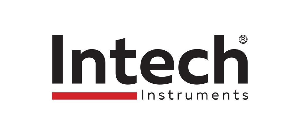 Logo of Intech Instruments with the word 'Intech' in large black letters, a red underline beneath 'Intech', and 'Instruments' in smaller gray letters below.
