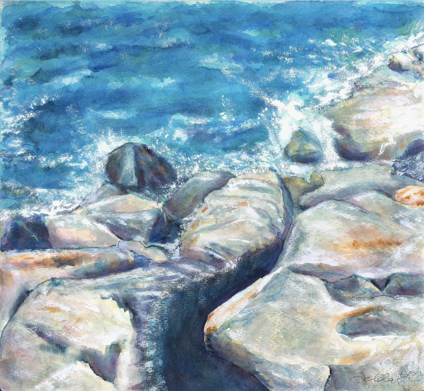 ZeldaK_Midday-at-Bearskin-Neck_20x21 - Zelda Kohn.jpeg