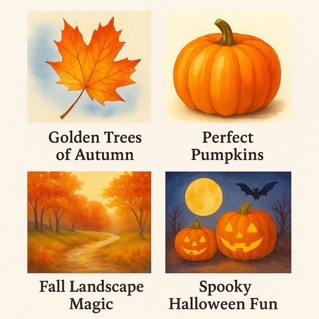 Autumn 🍂 in Watercolor