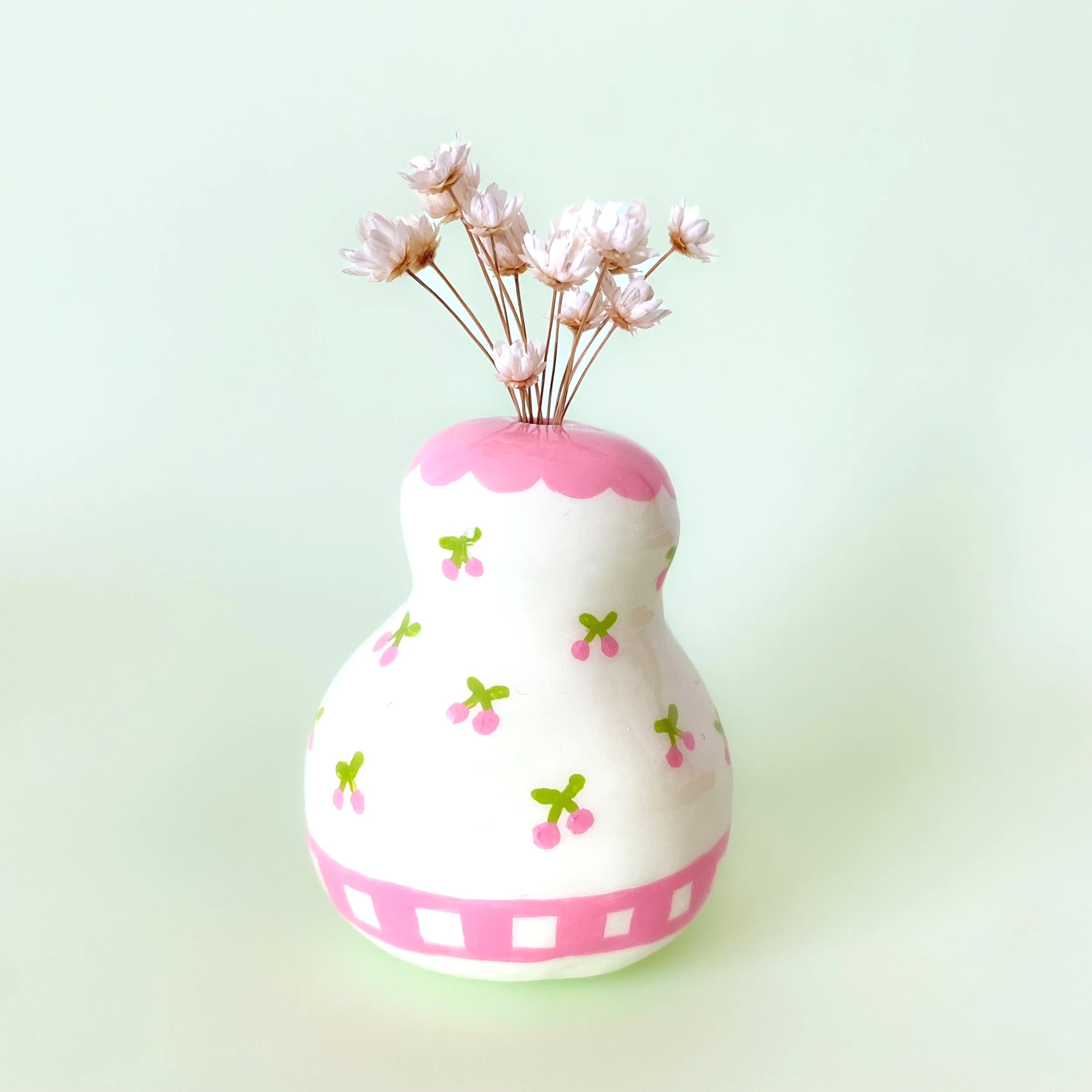 Cherry Mini Vase (Pink)