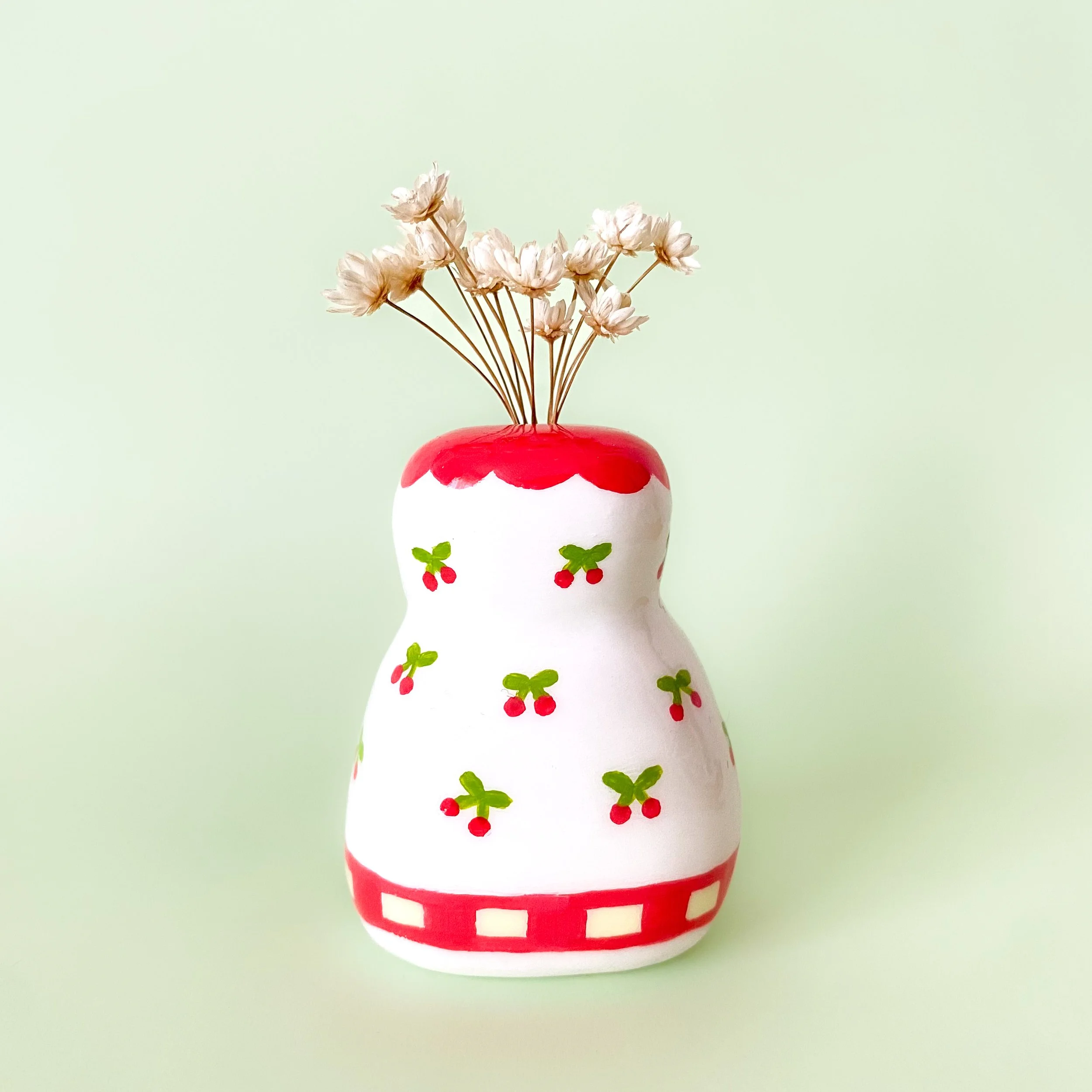 Cherry Mini Vase (Red)