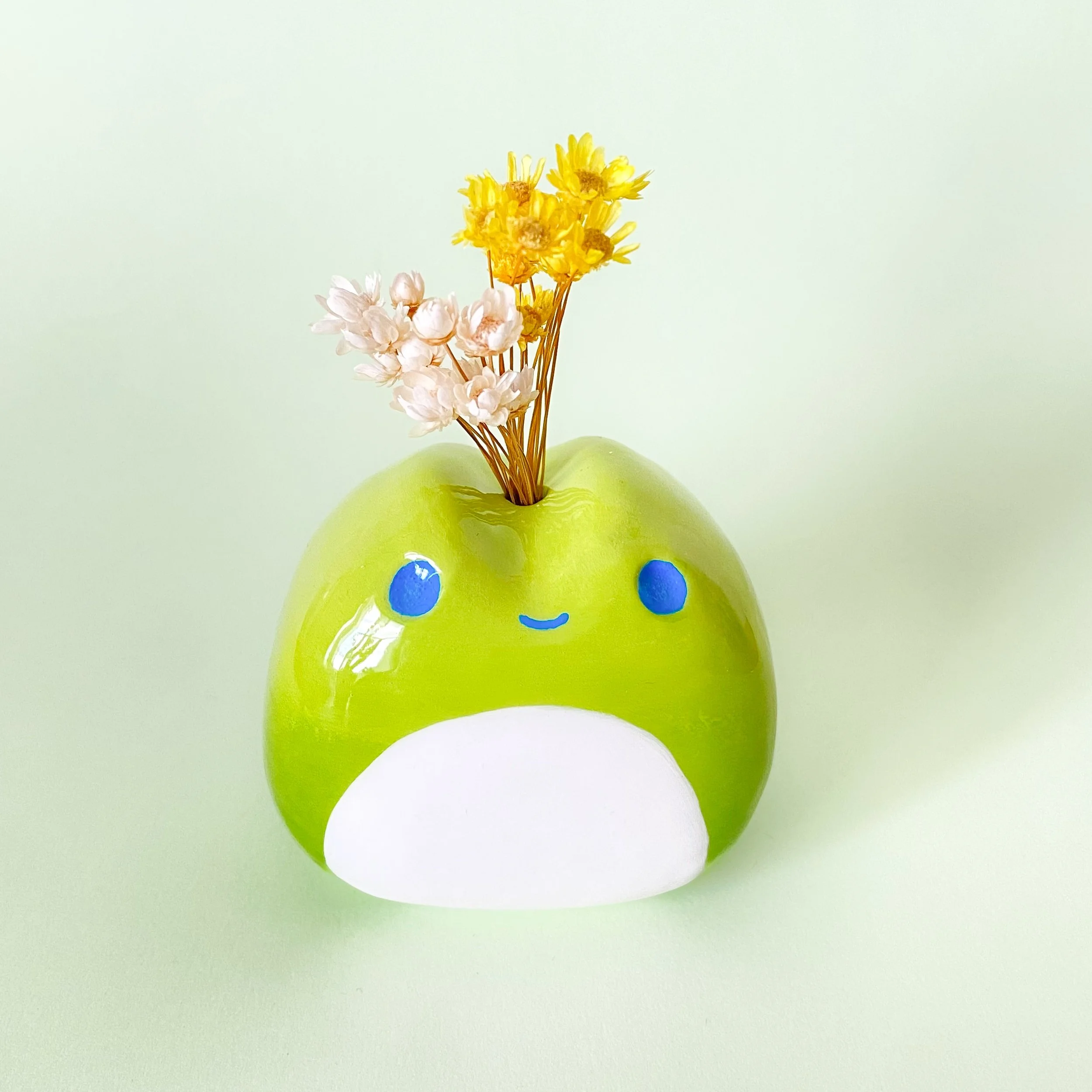 Froggy Friend Bud Vase