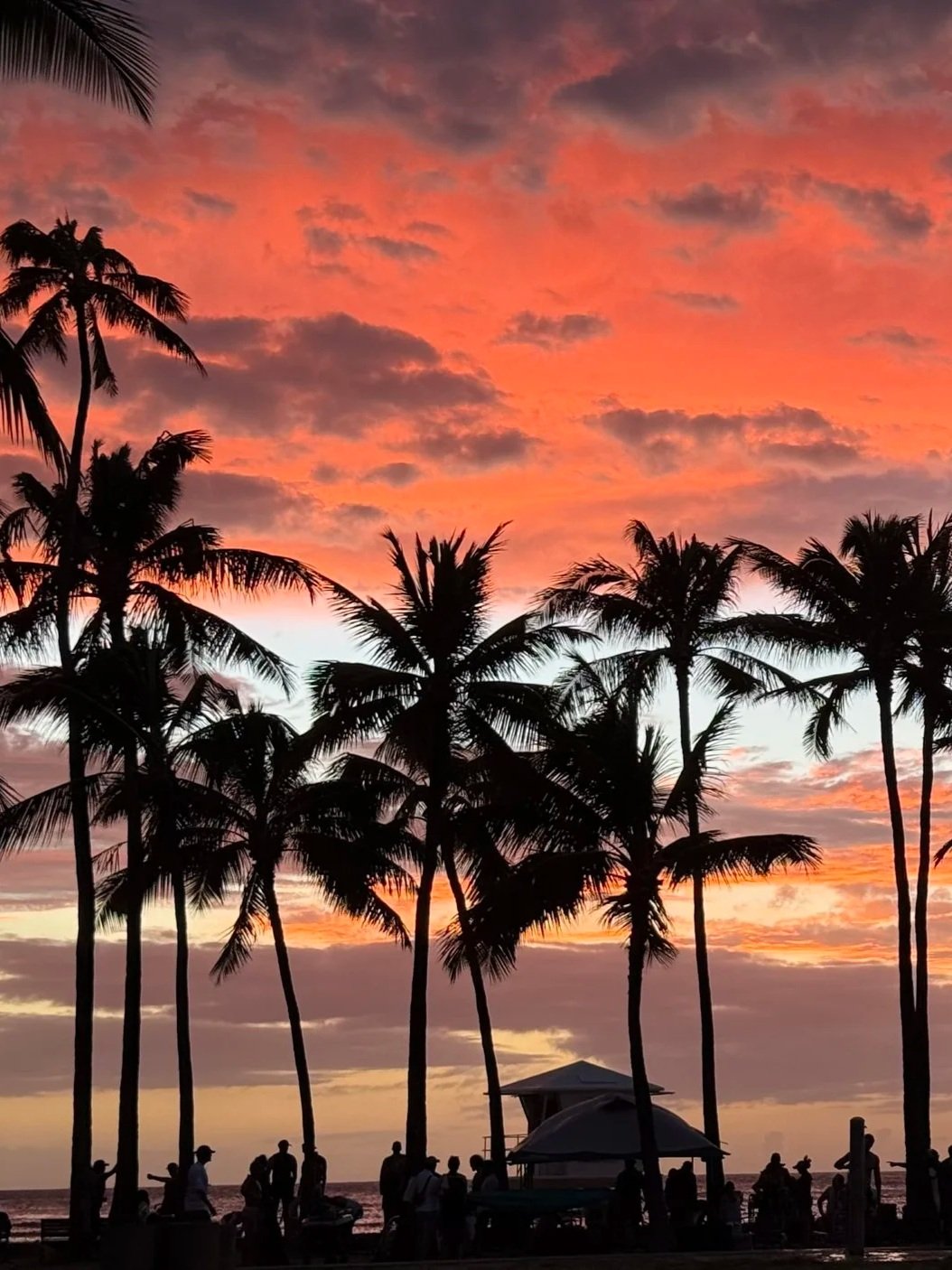 Sunset view of Waikiki, Honolulu