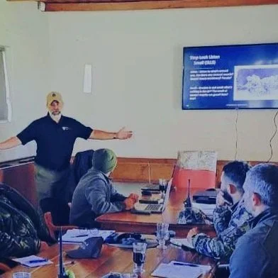Nomad International instructor leading tactical training session