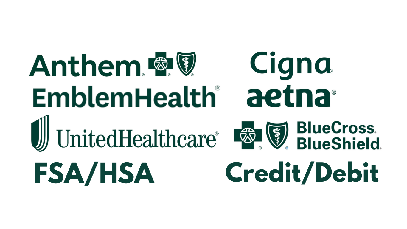 insurance credit debit anthem united healthcare bluecross blueshield aetna cigna