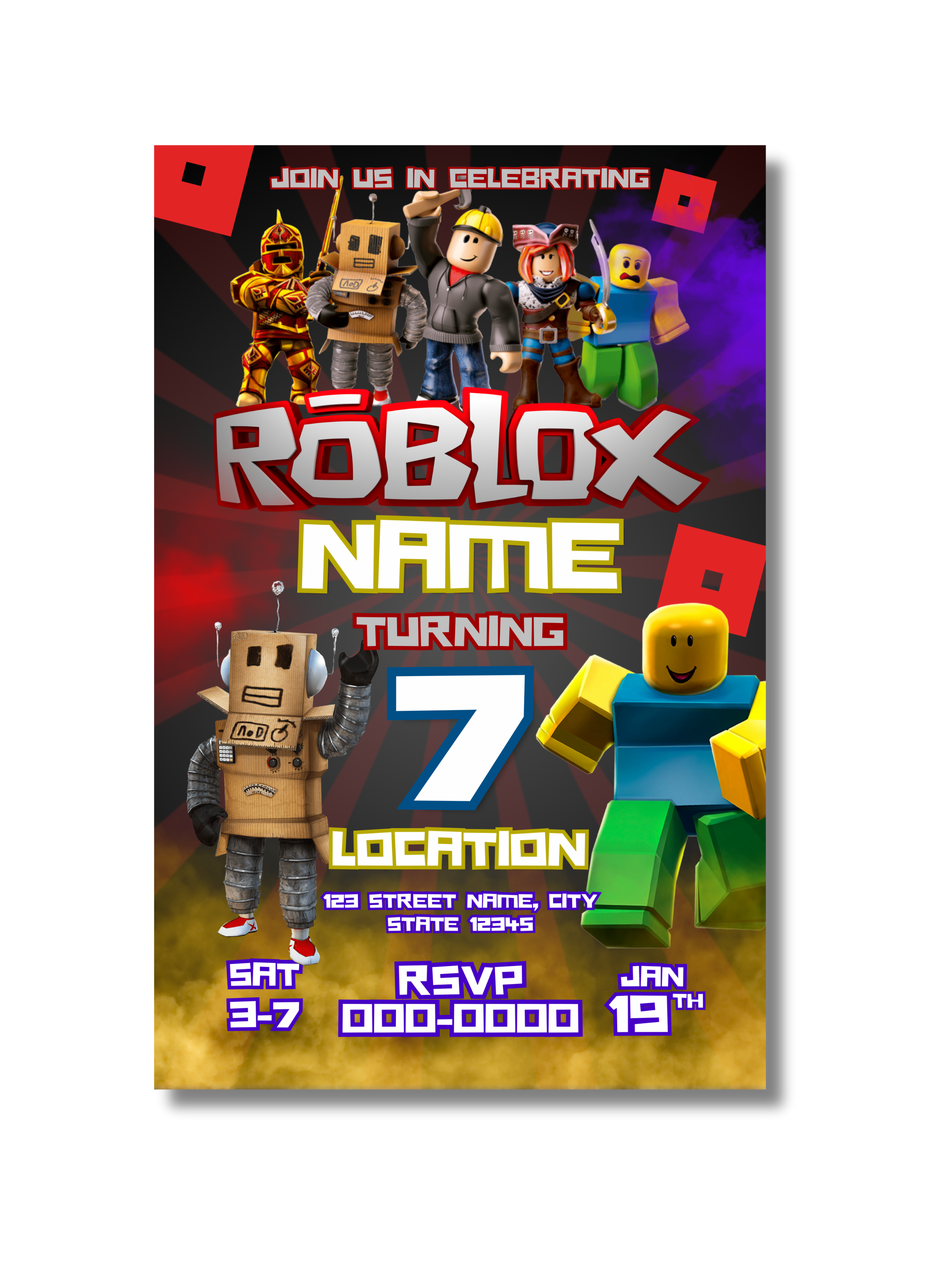 Custom Party and Event Invitations (Digital Delivery Only)