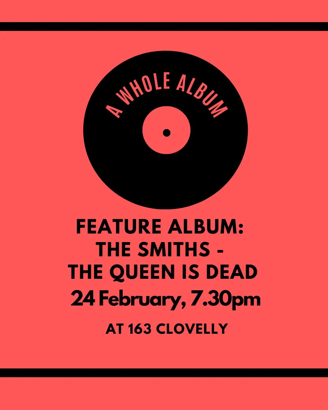 a whole album - the smiths - the queen is dead