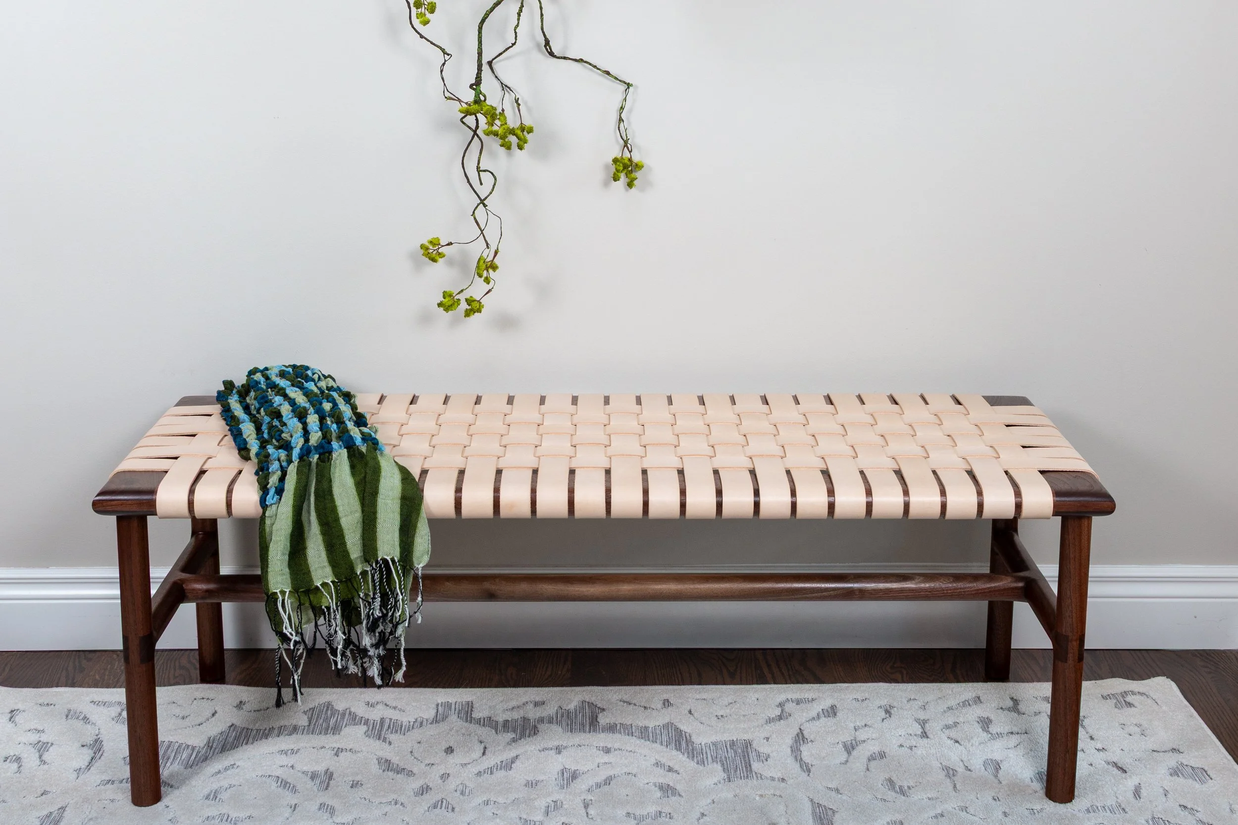 Grace Woven Leather Bench - Walnut-3.jpg