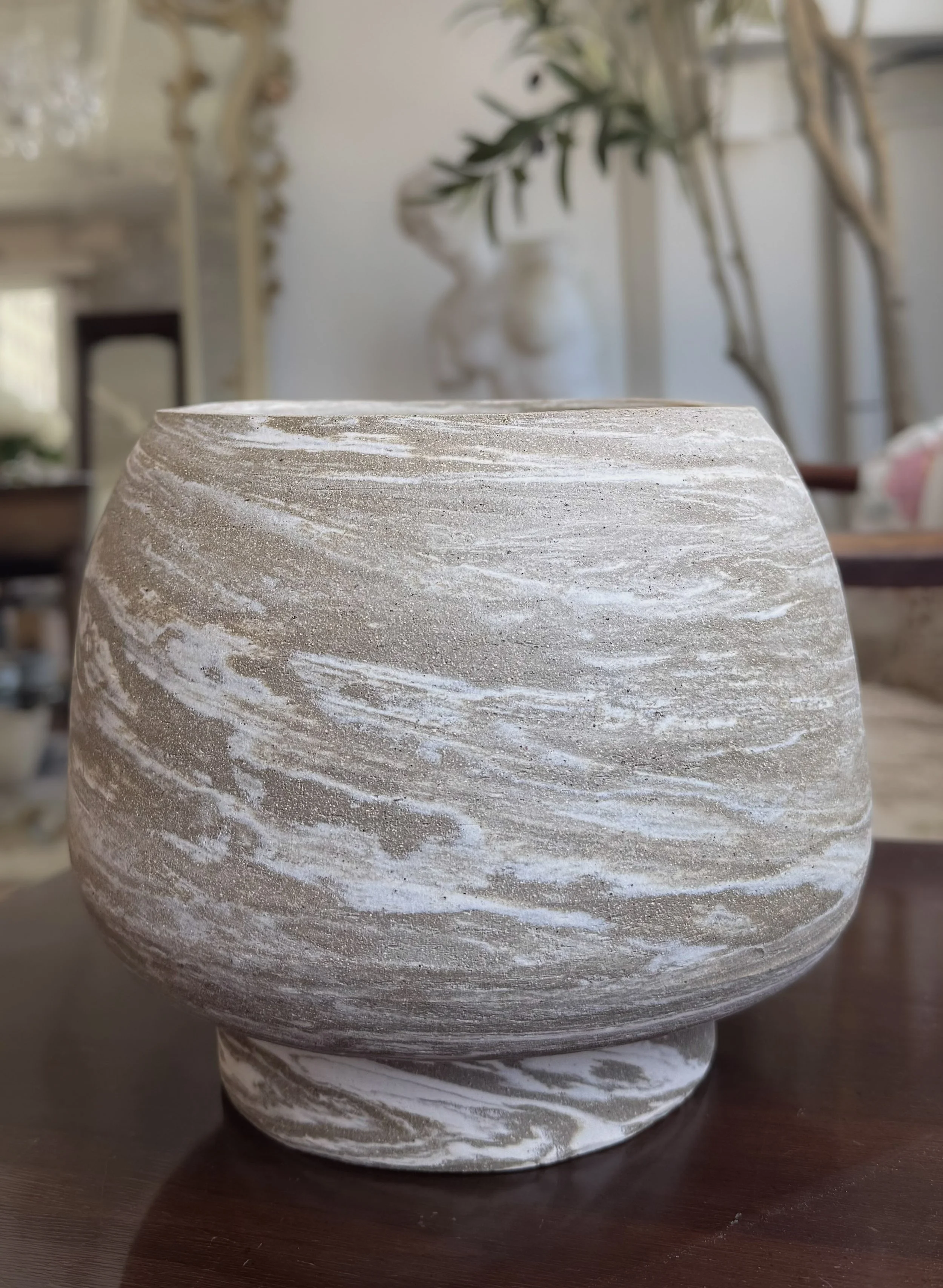 Marbled Earth Vase