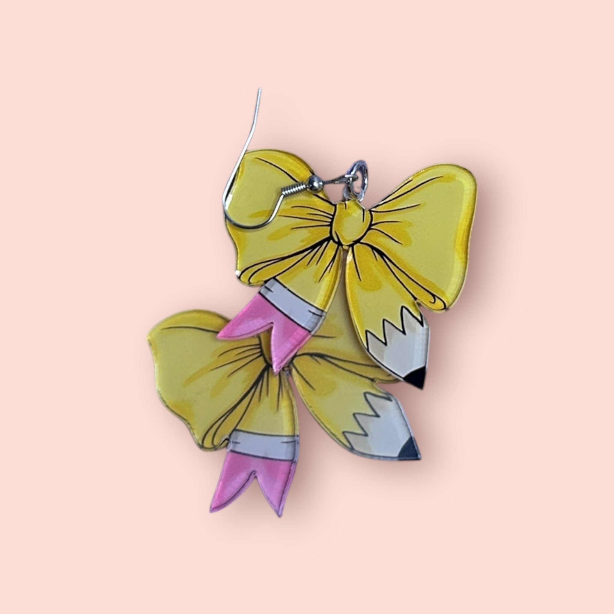 Yellow Pencil Bows