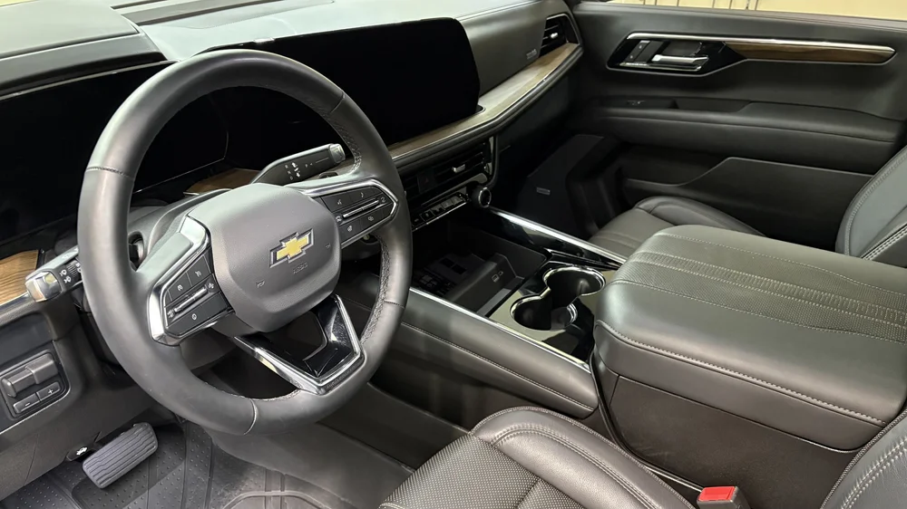 Detailed luxury vehicle interior