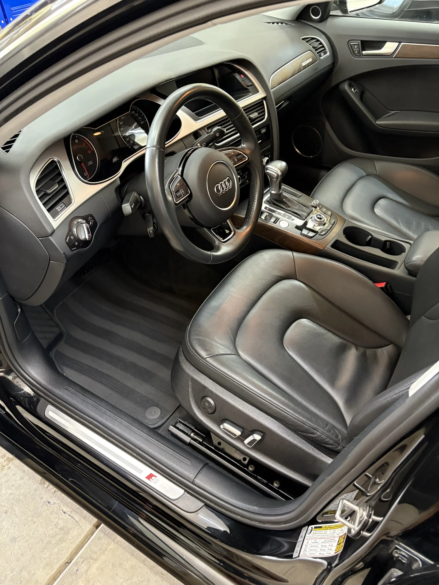 Professionally detailed Lexus interior