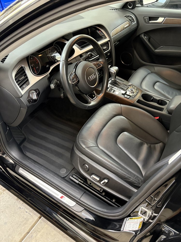 Professionally detailed Lexus interior